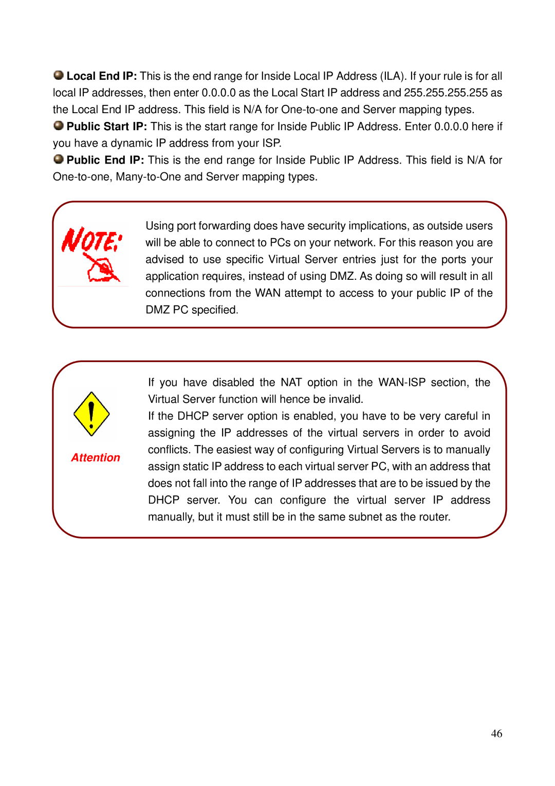 Billion Electric Company 5200N user manual 