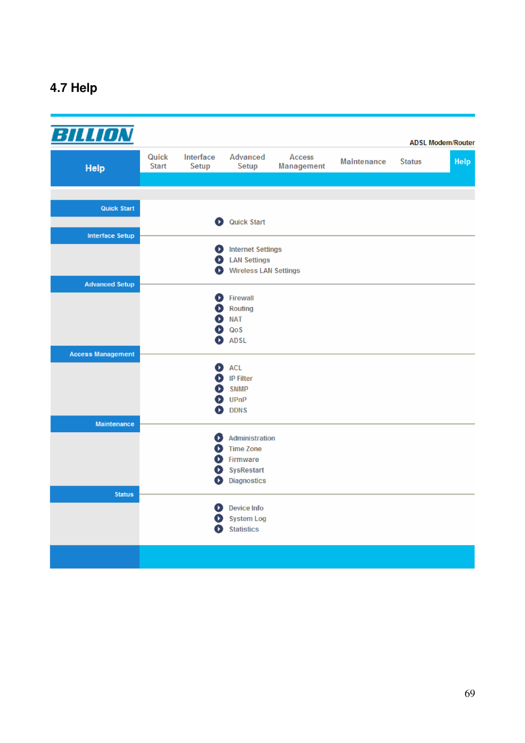 Billion Electric Company 5200N user manual Help 