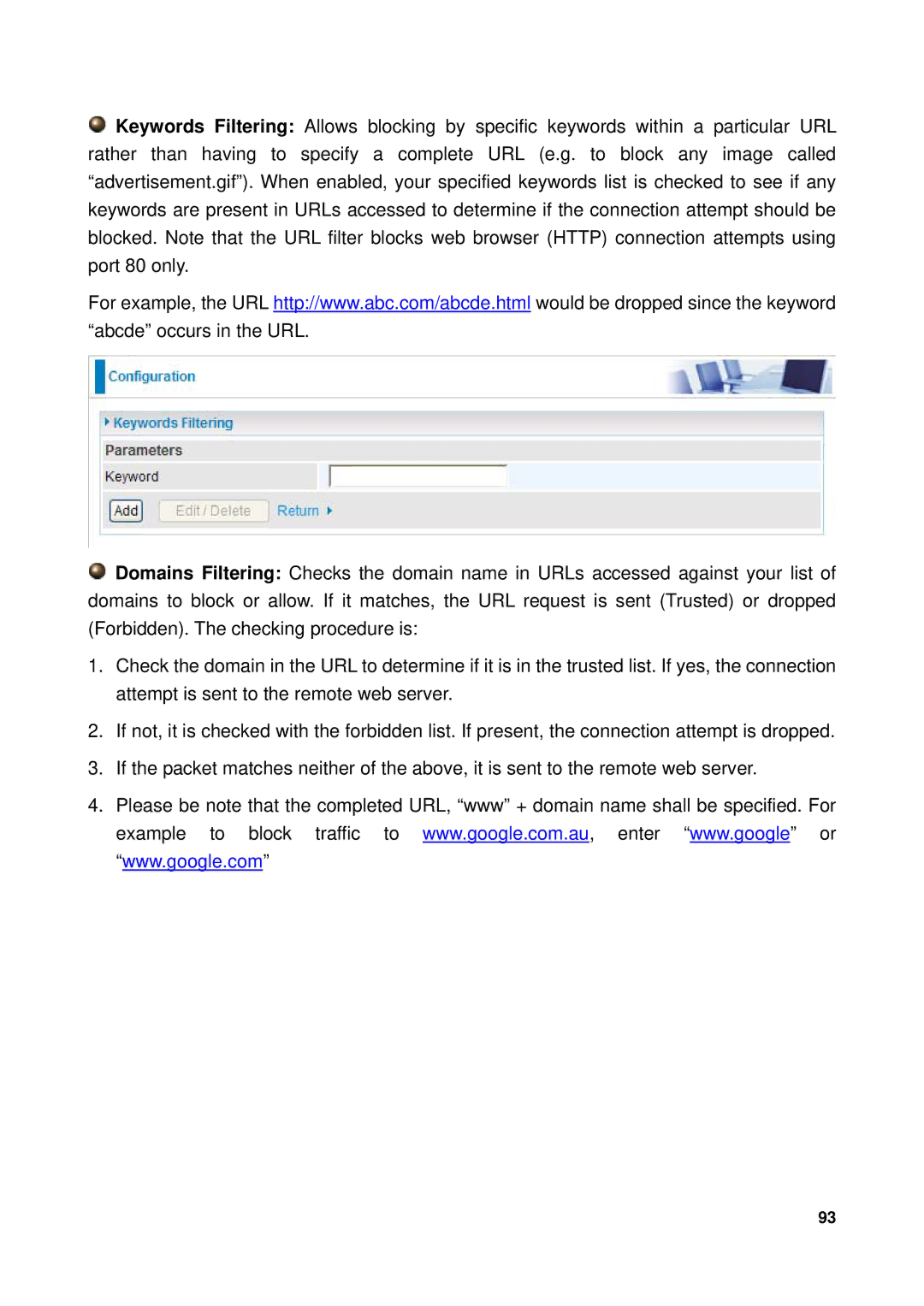 Billion Electric Company 7300GX user manual 