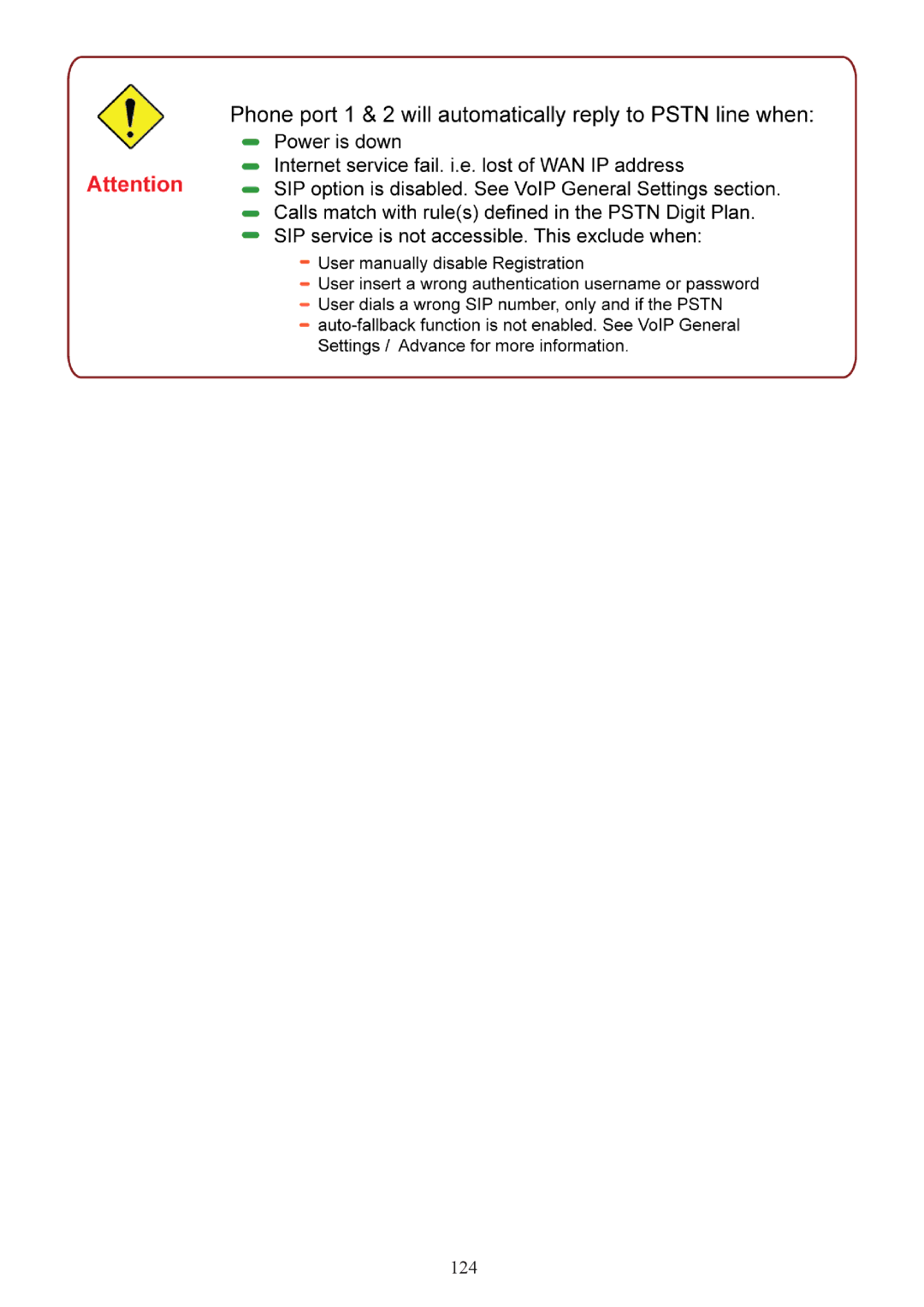 Billion Electric Company 7404V(G)PX, 7404V(G)OX user manual 124 