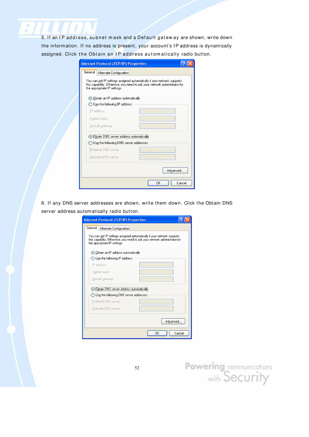 Billion Electric Company BiGuard 2, BiGuard 10 user manual 