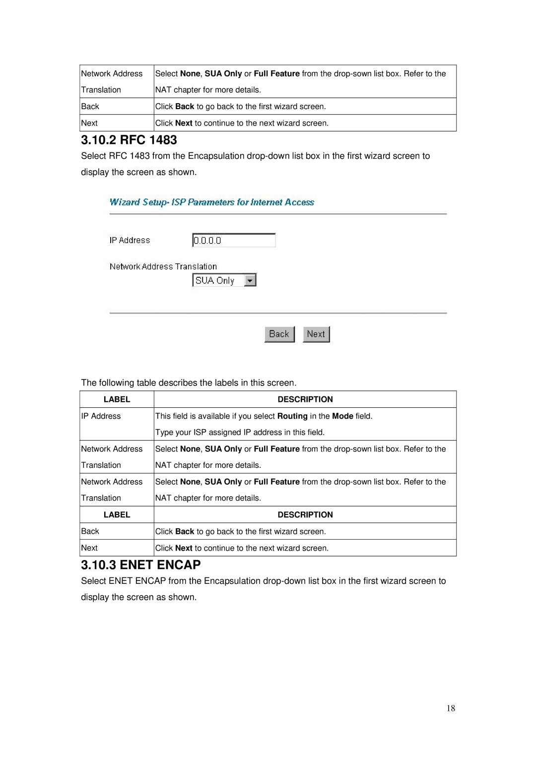 Billion Electric Company BIPAC-5100S user manual 10.2 RFC 