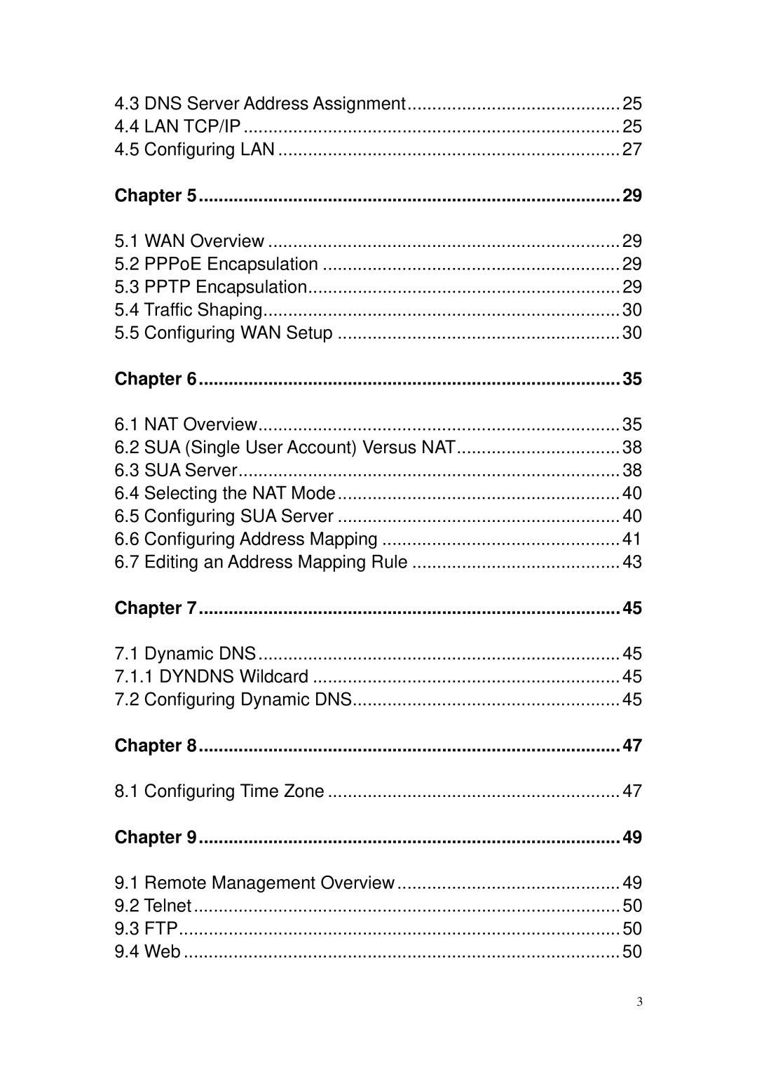 Billion Electric Company BIPAC-5100S user manual Lan Tcp/Ip 