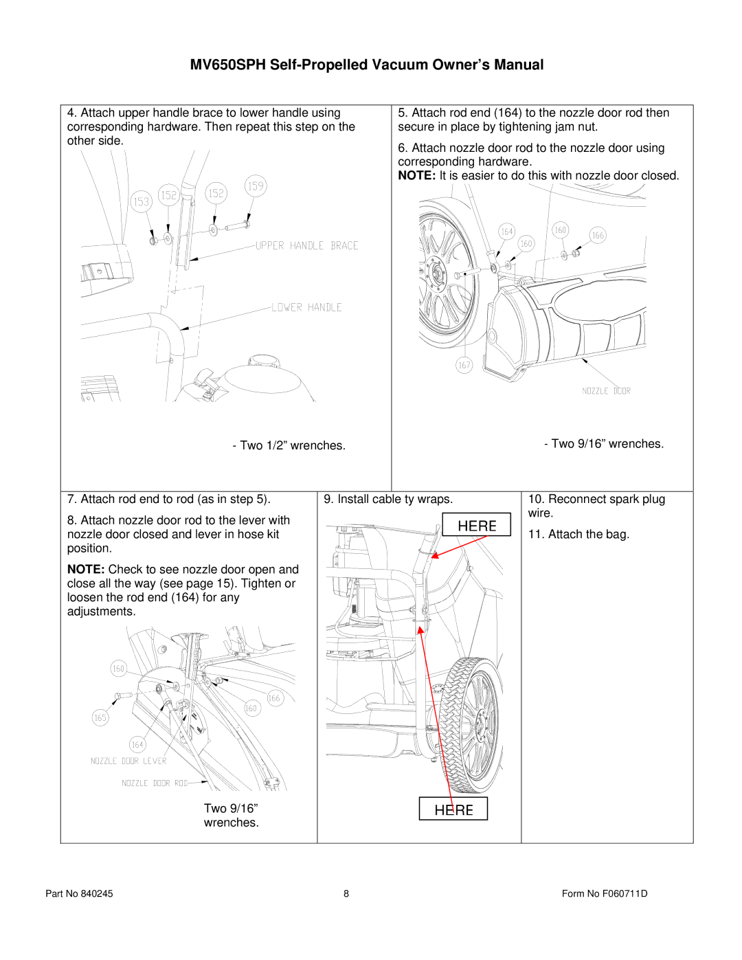 Billy Goat MV600SPE owner manual Here 