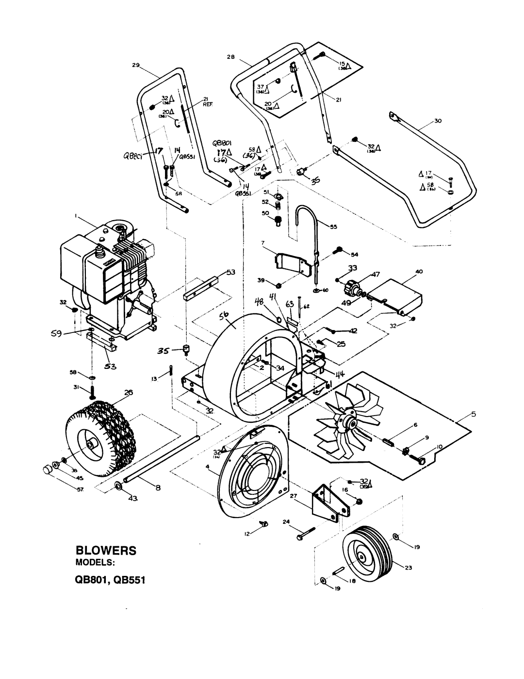 Billy Goat QB551 manual 