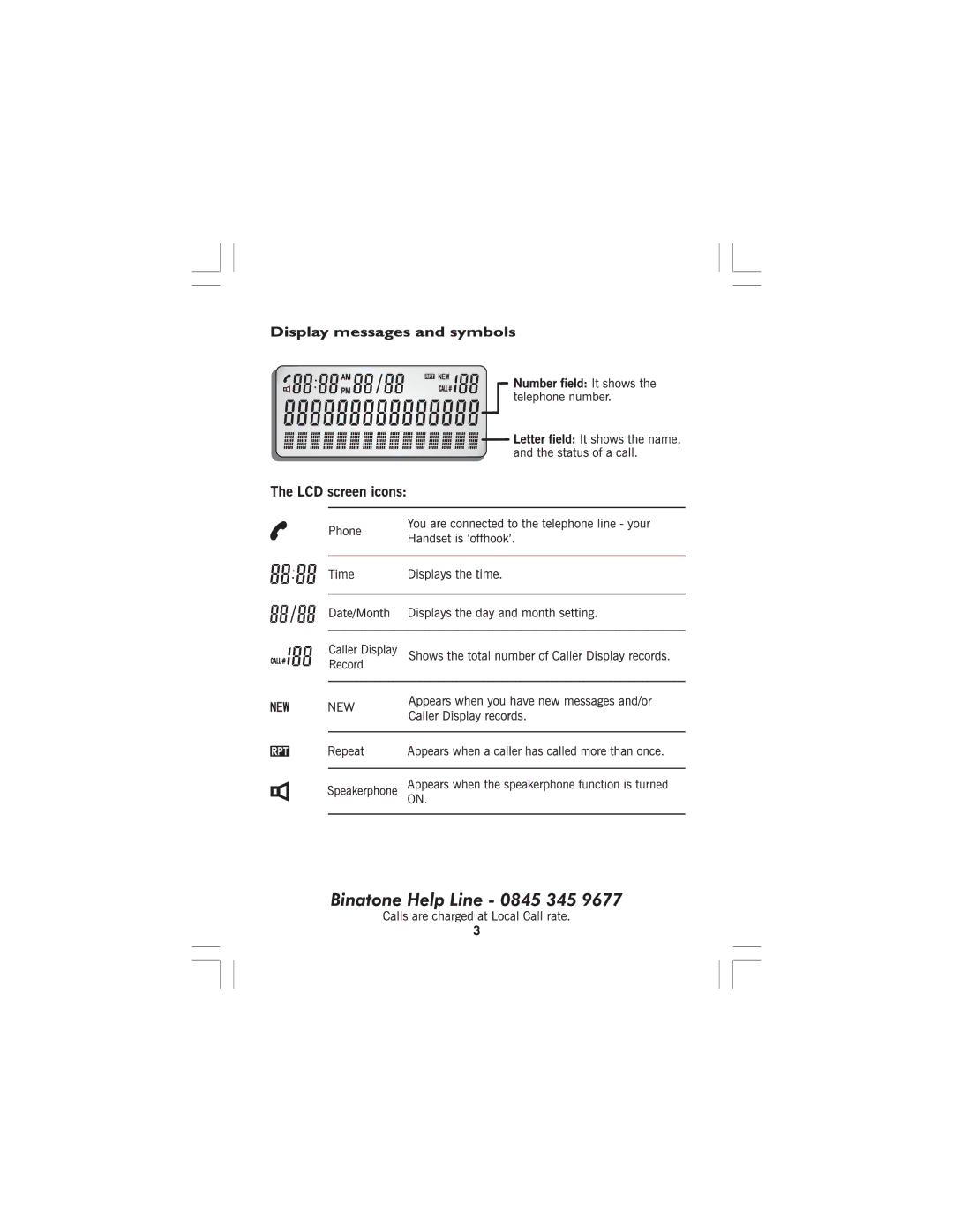 Binatone 5 manual 