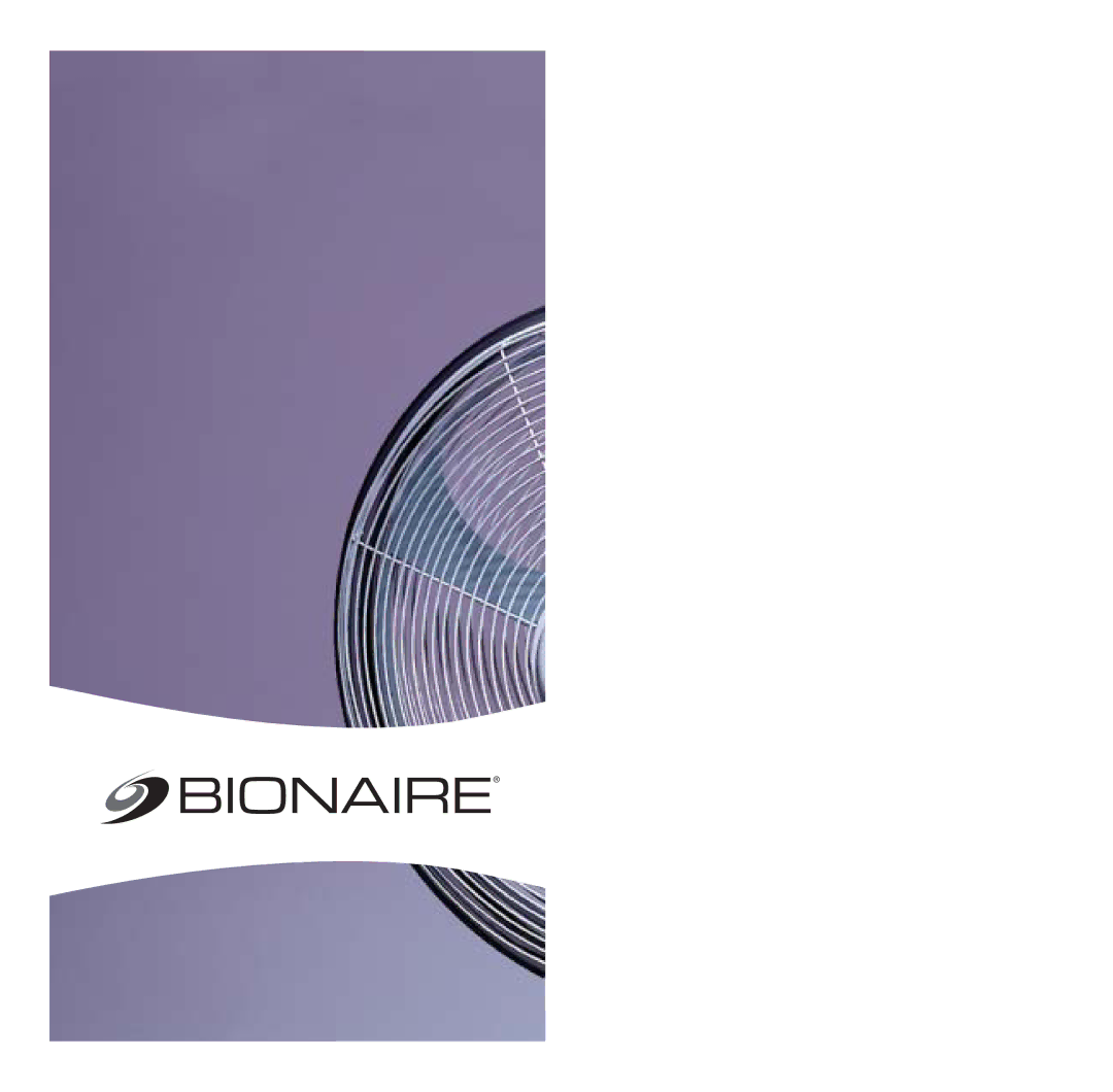 Bionaire BSF1731 manual 