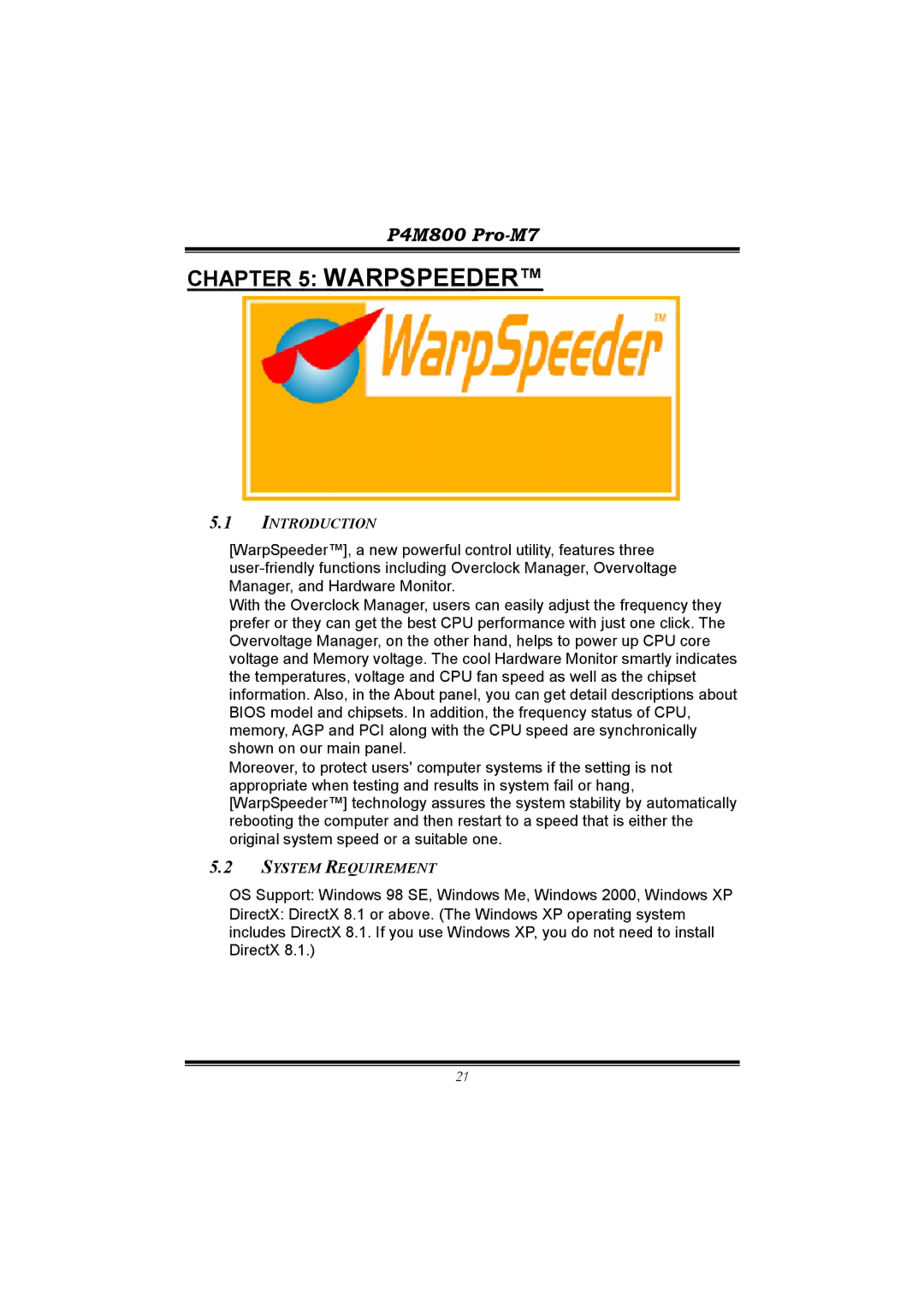 BioStar P4M800 manual Introduction, System Requirement 