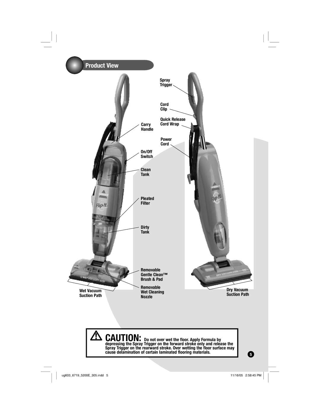 Bissell 5200 warranty Product View 