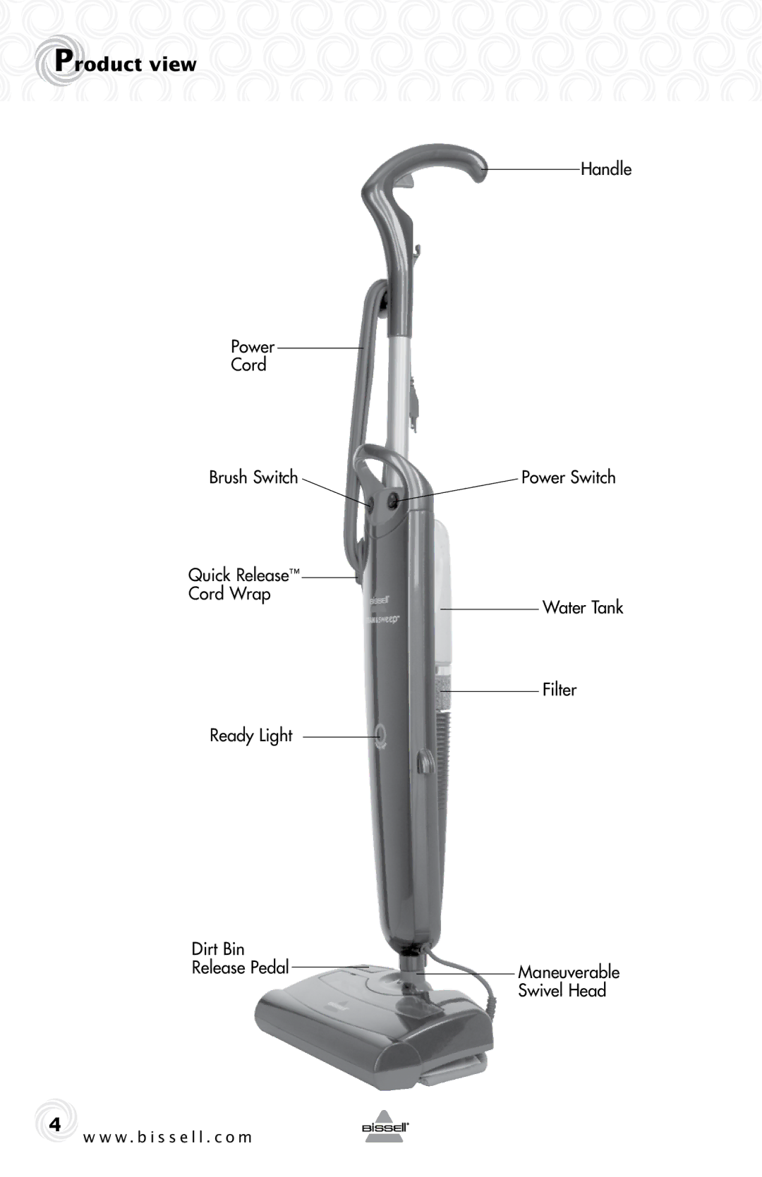 Bissell 57F4 warranty Product view 