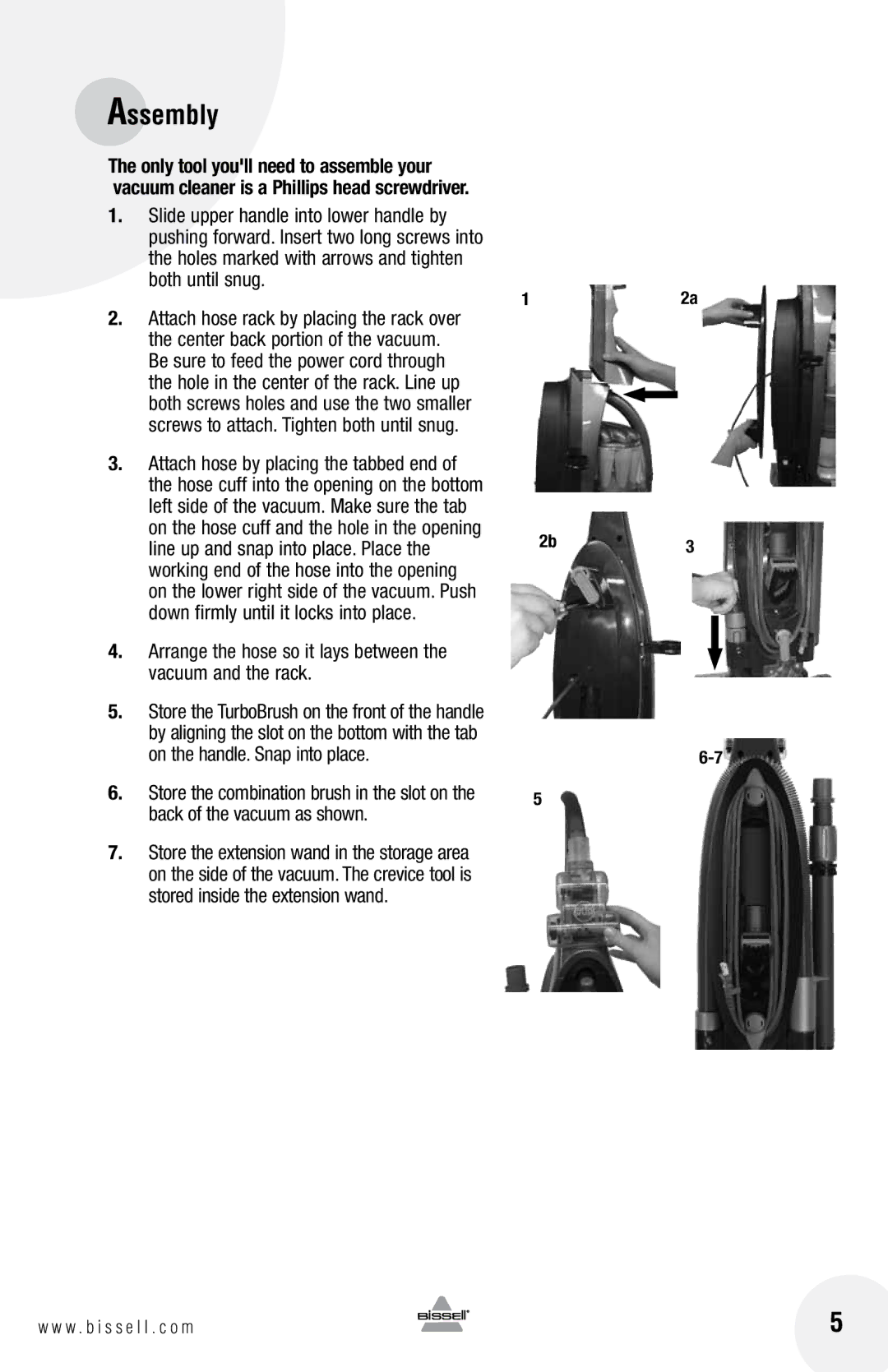 Bissell 61Z4 warranty 165 