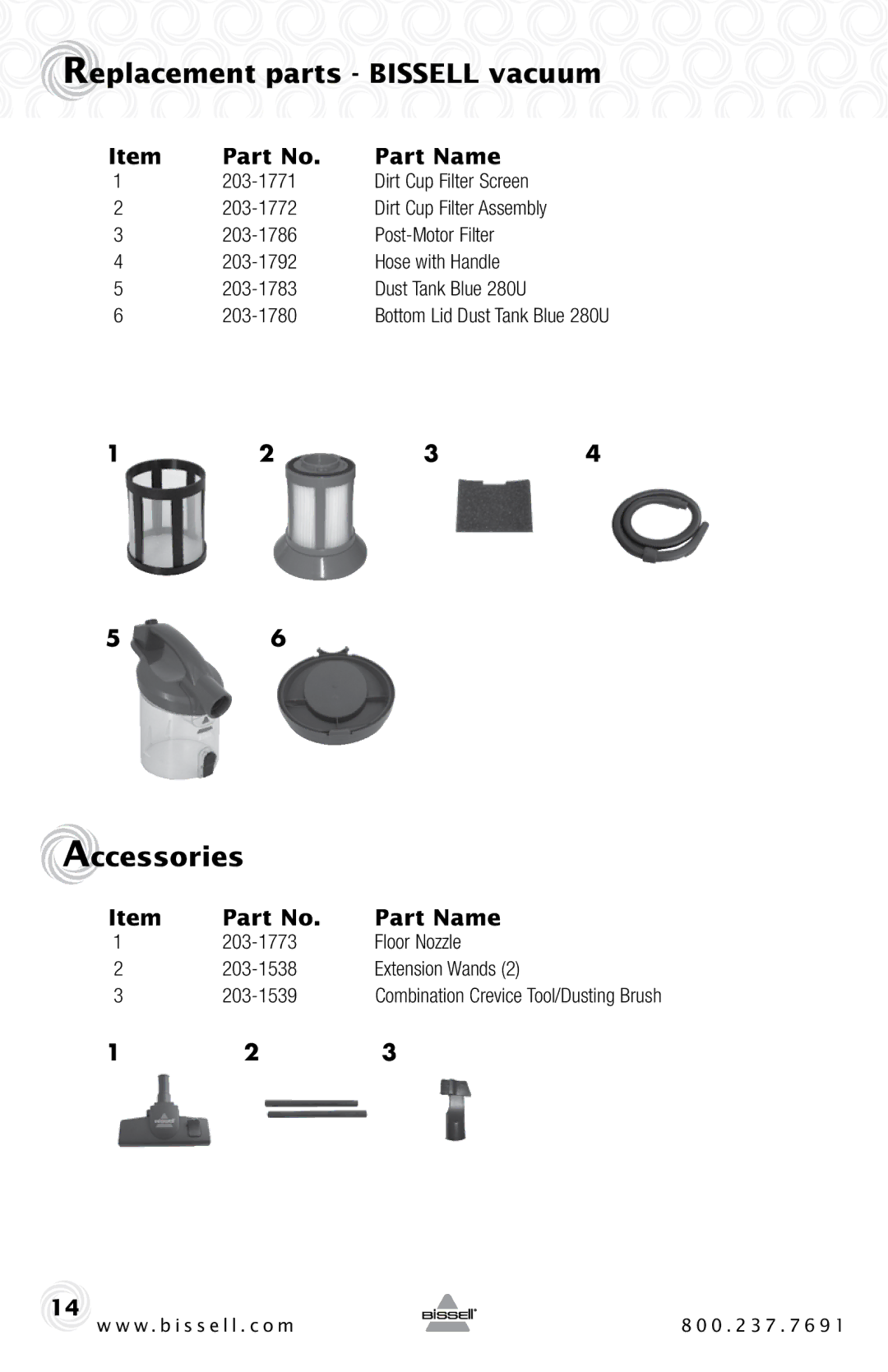 Bissell 6489 warranty Replacement parts Bissell vacuum, Accessories, Part Name 