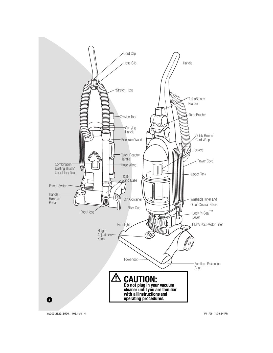 Bissell 6596 warranty Cord Clip Hose Clip Stretch Hose 