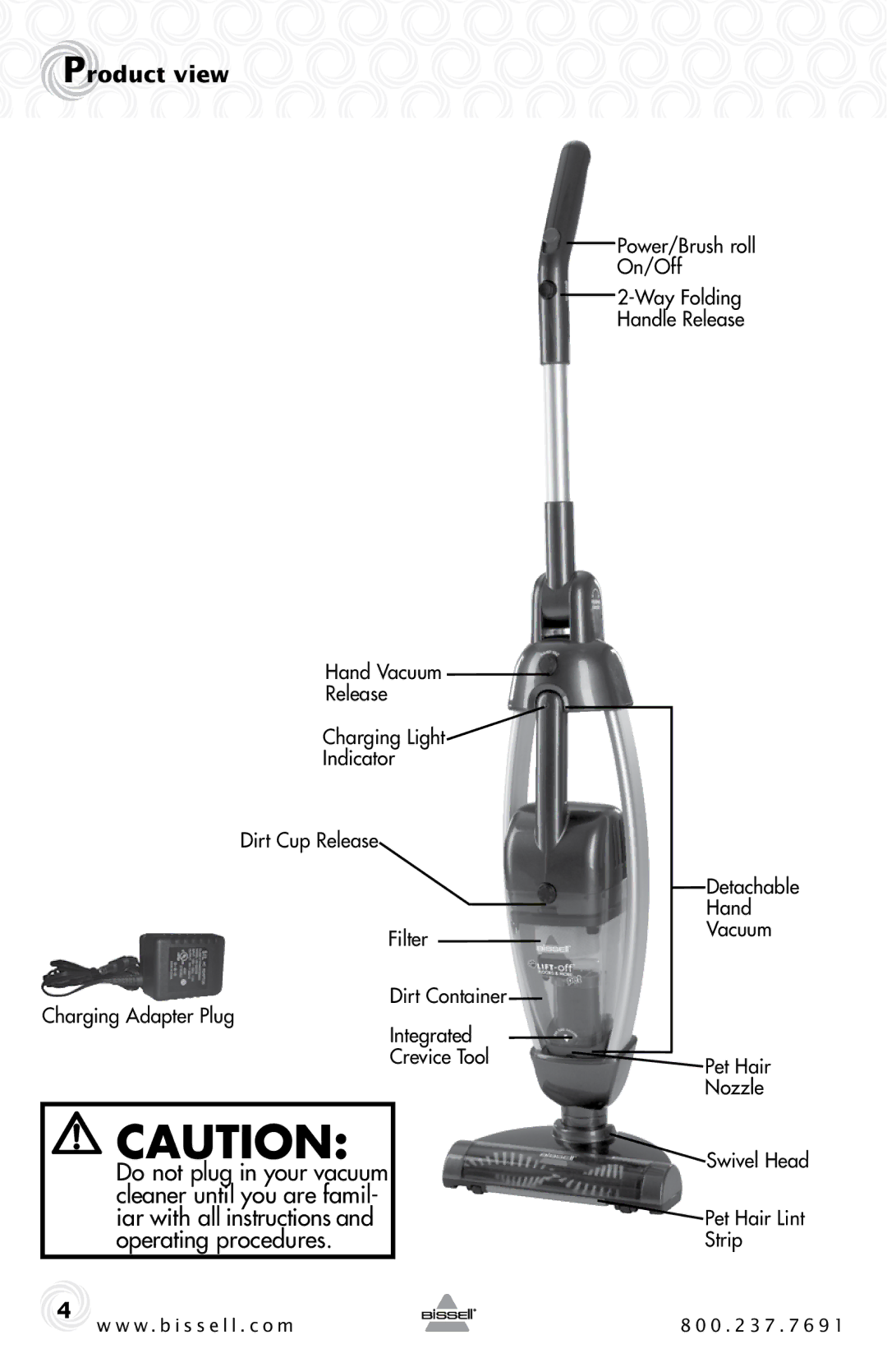 Bissell 75Q3, 53Y8 warranty Product view 