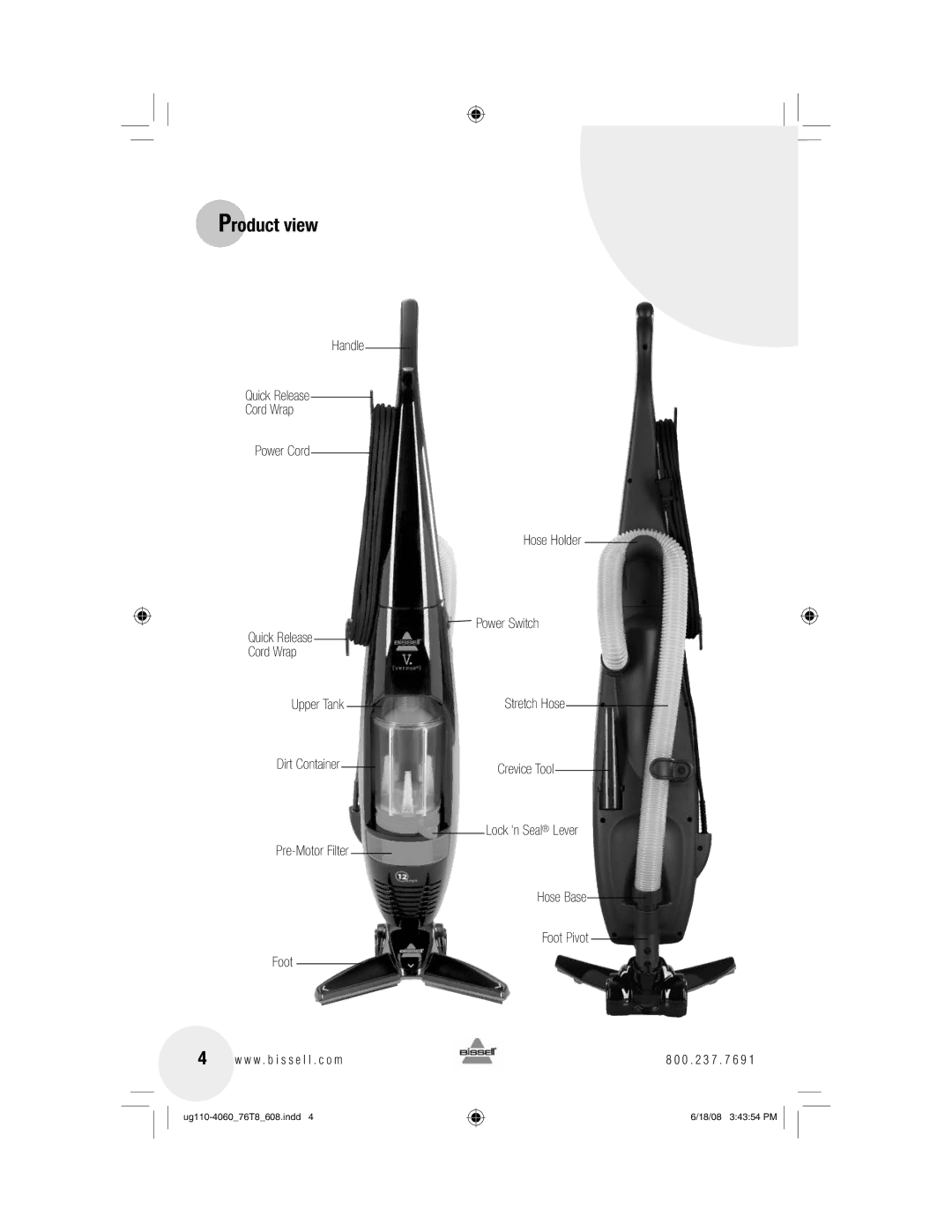 Bissell 76T8 warranty Product view 