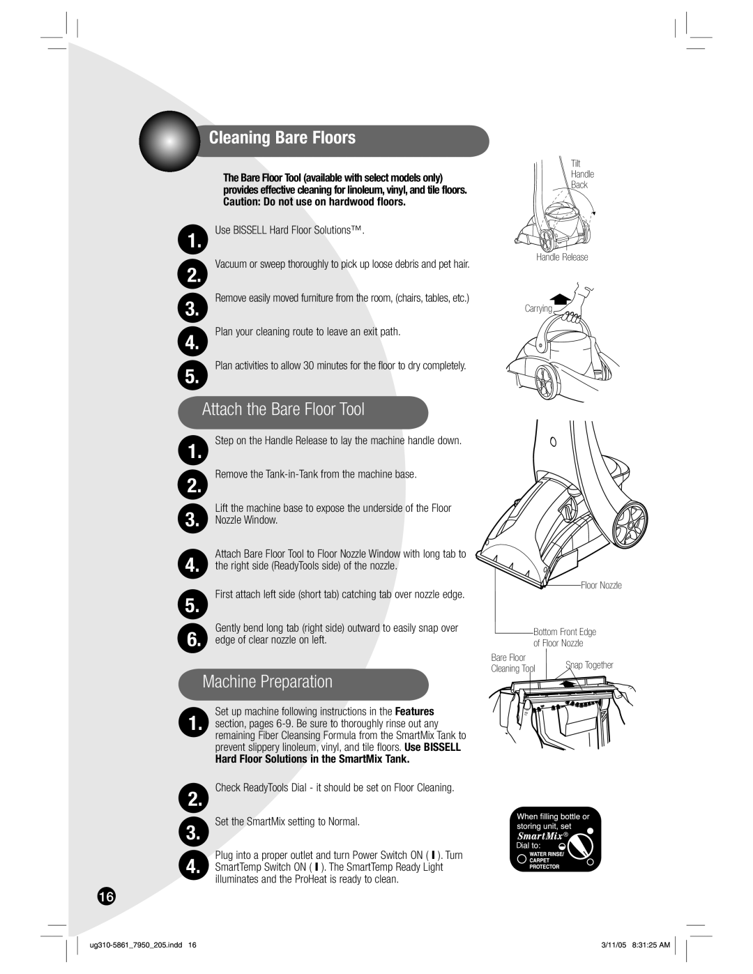 Bissell 7950 warranty Cleaning Tool 