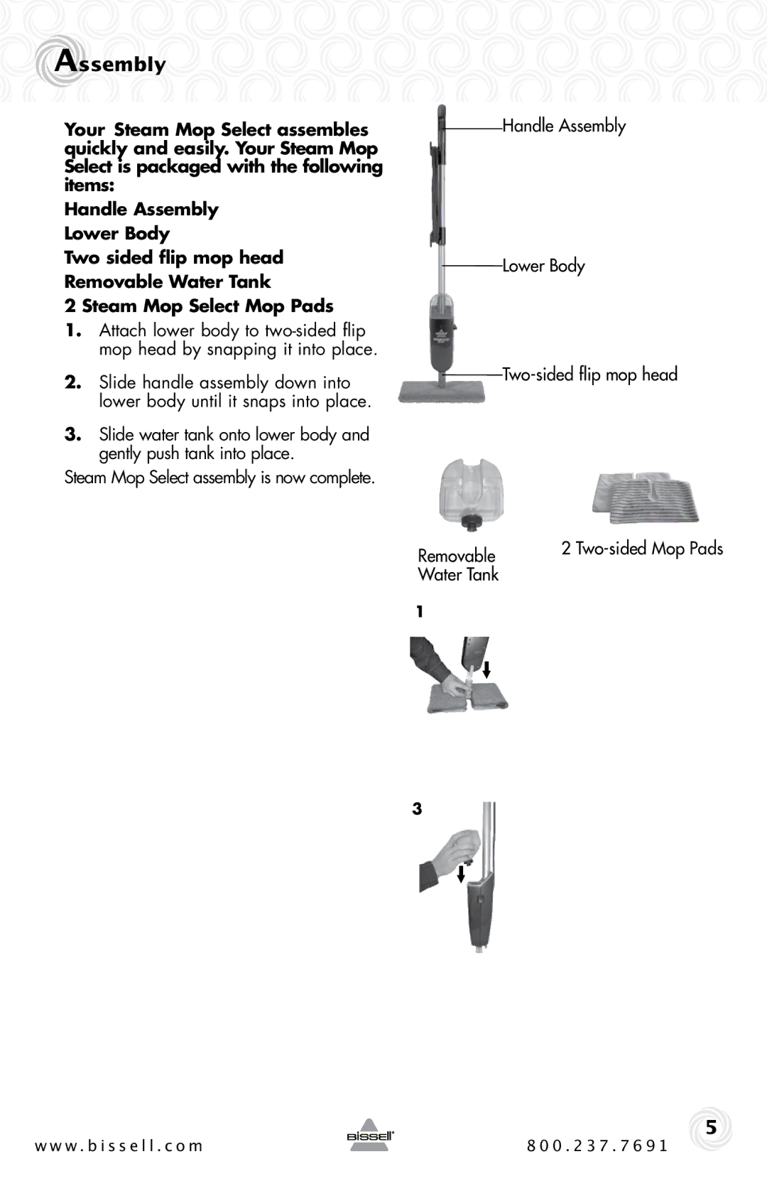 Bissell 80K6 warranty Assembly 