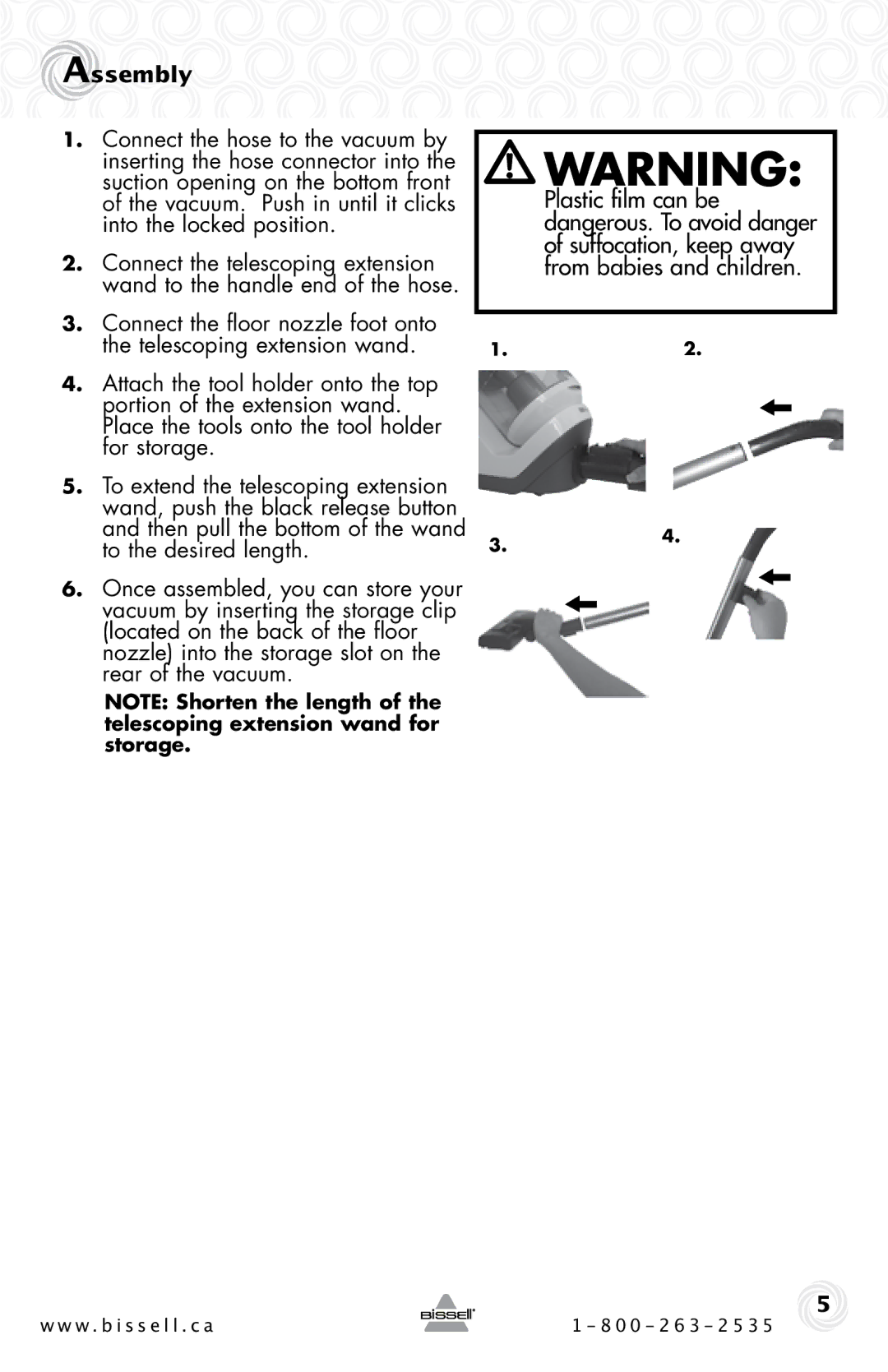 Bissell 80Q2 warranty Assembly 