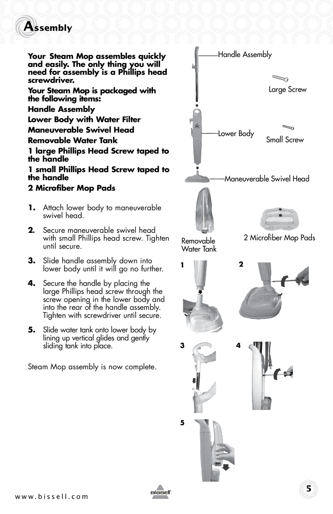 Bissell 90T1 warranty Assembly 