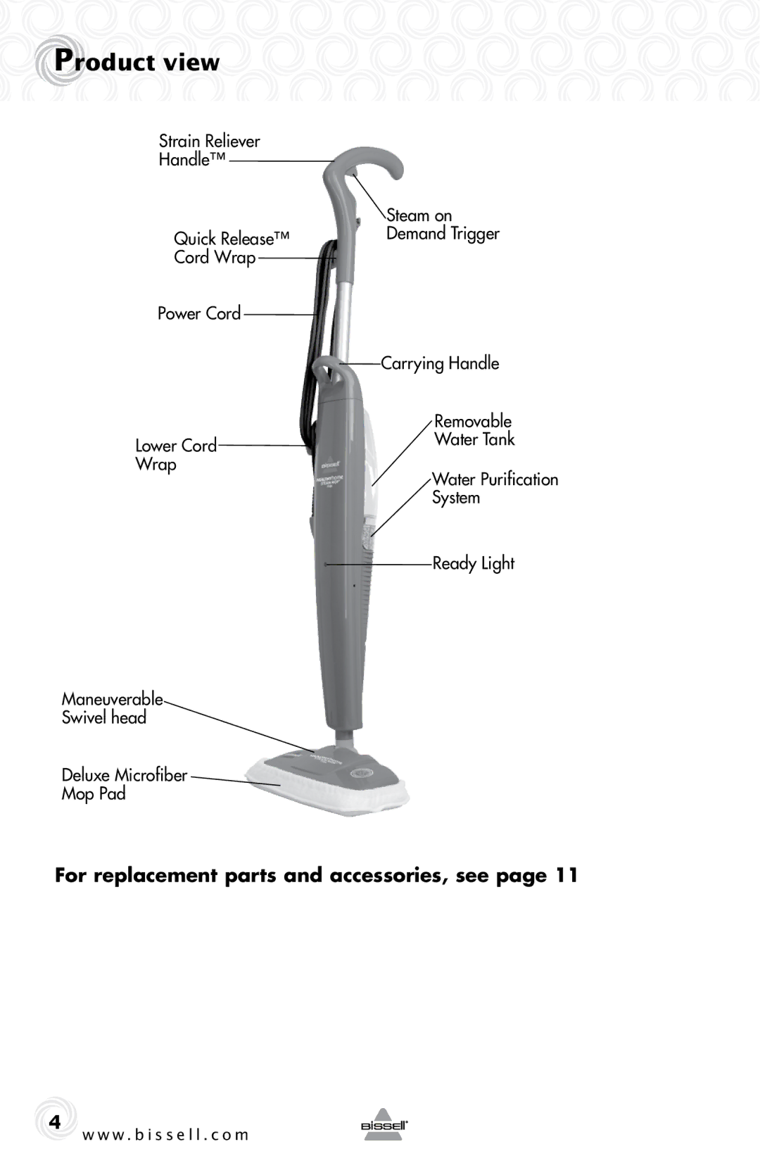 Bissell 90Y5 warranty Product view 