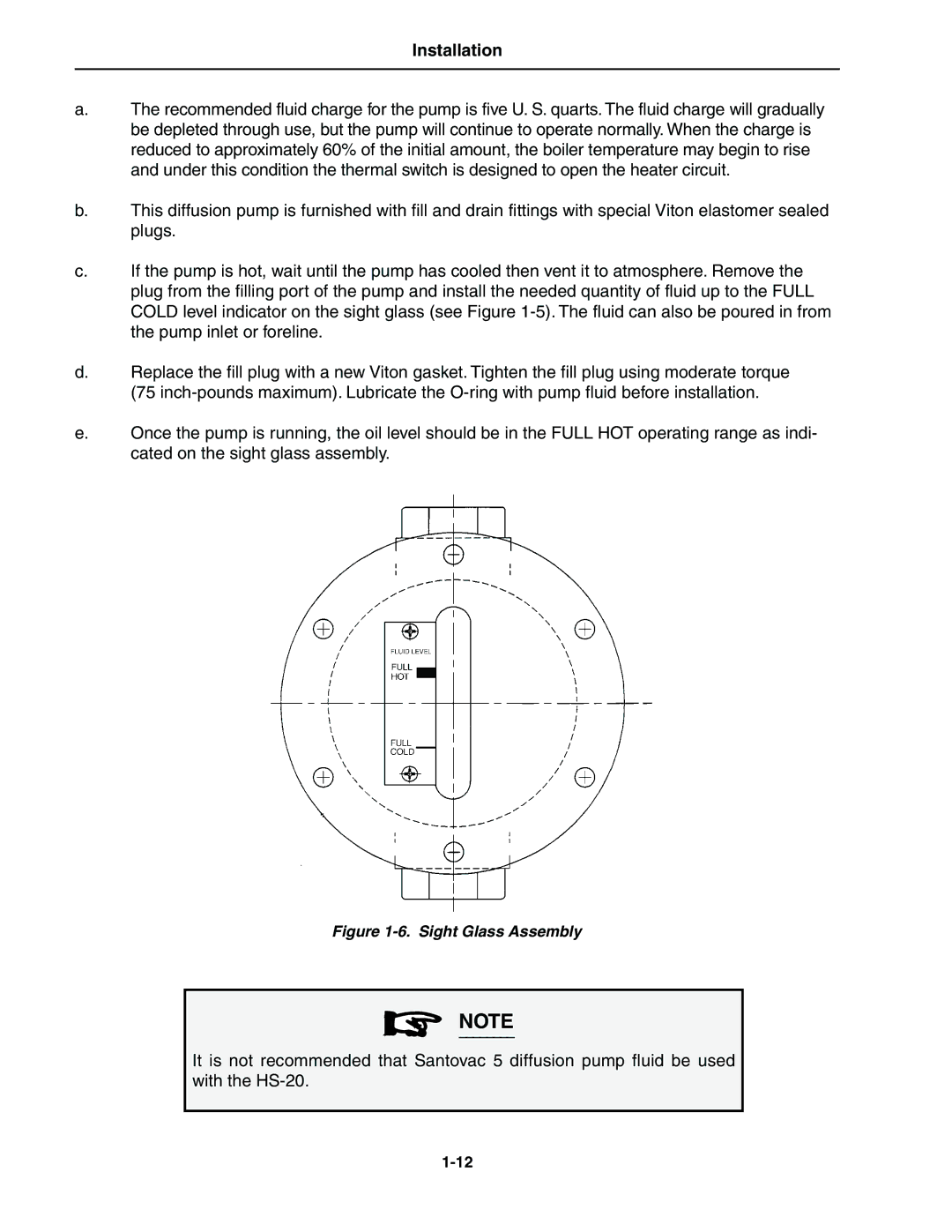 Bissell HS-20 instruction manual Sight Glass Assembly 