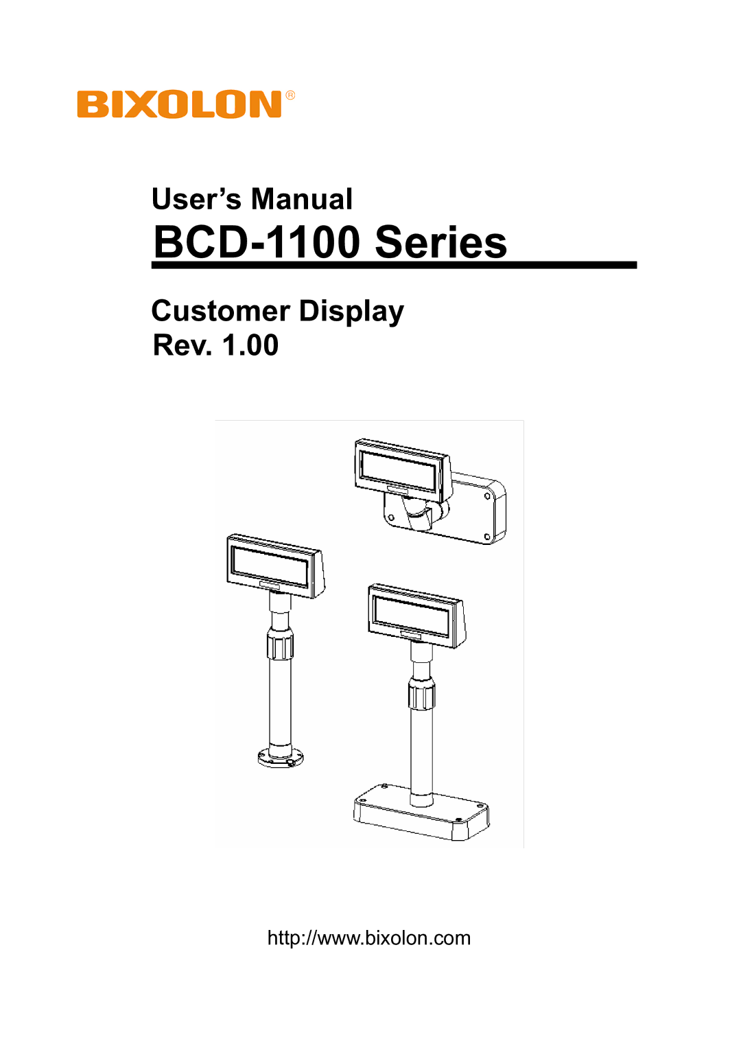 BIXOLON user manual BCD-1100 Series 