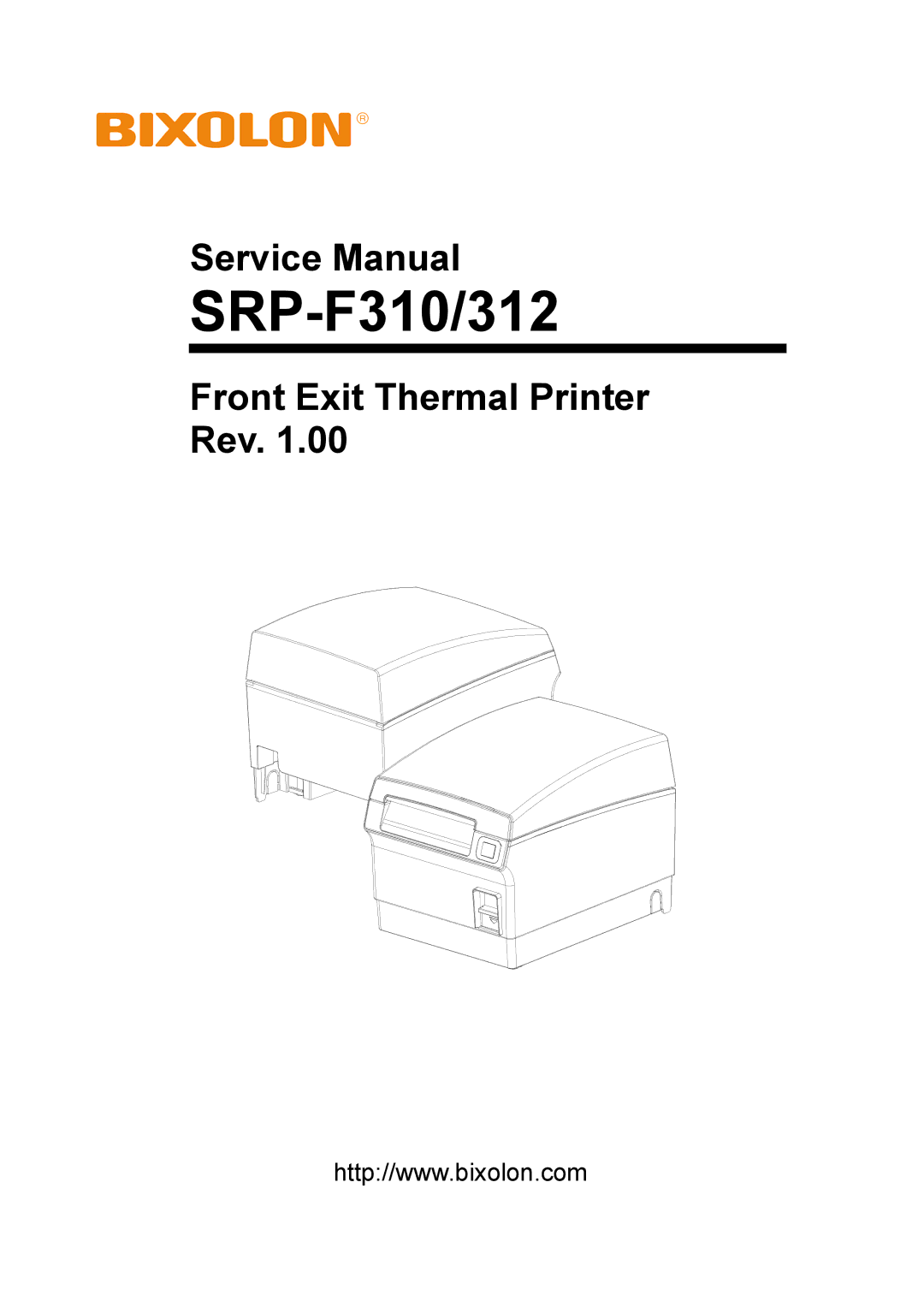 BIXOLON SRP-F310/312 service manual 