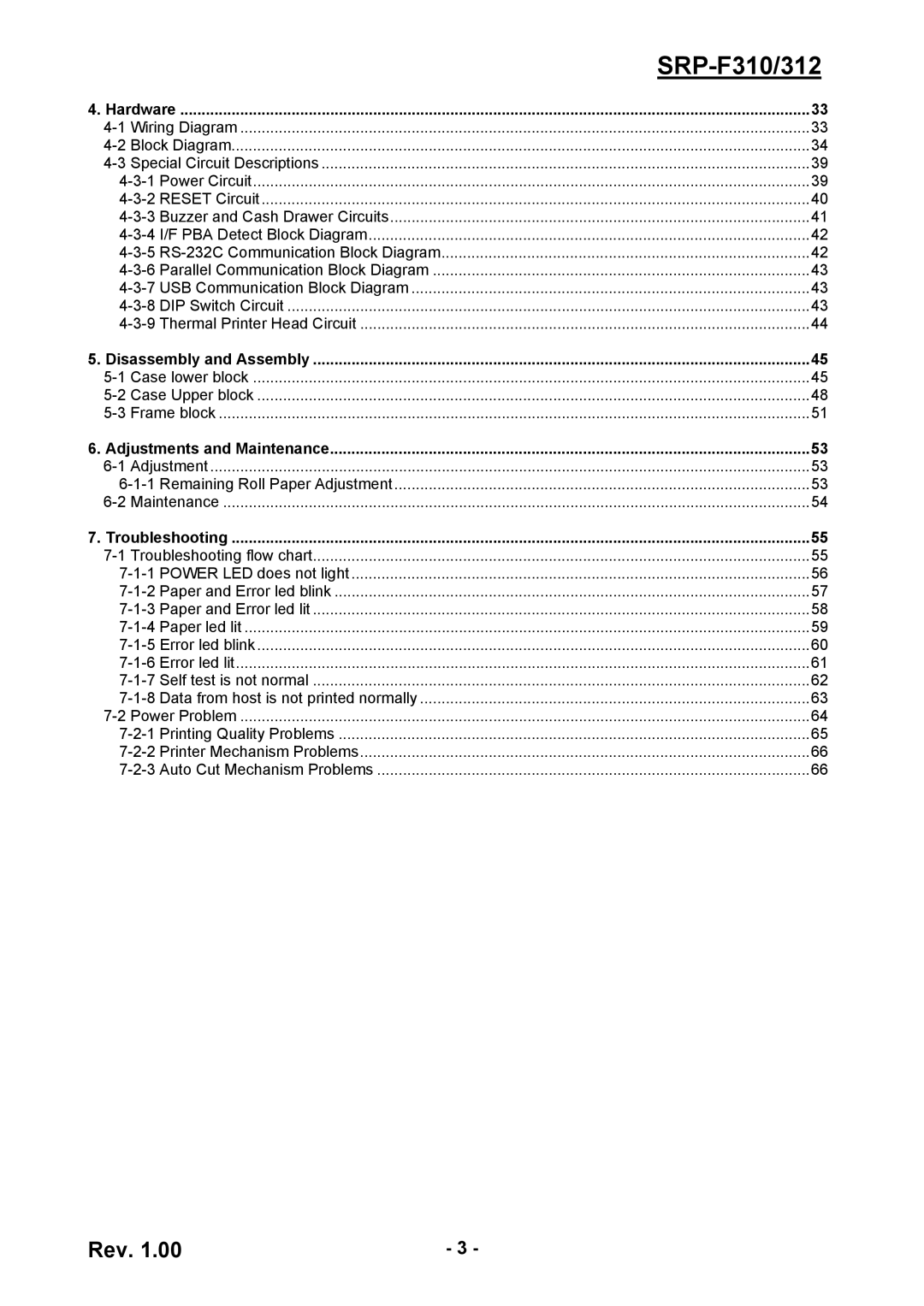 BIXOLON SRP-F310/312 service manual Remaining Roll Paper Adjustment 