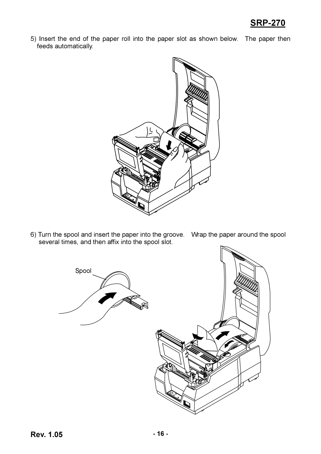 BIXOLON SRP270CPG user manual SRP-270 