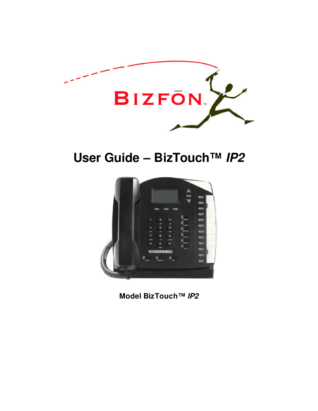 Bizfon WD482400400 manual User Guide BizTouch IP2 