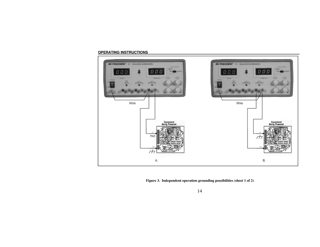 B&K 1651A, 1652 instruction manual Operating Instructions 