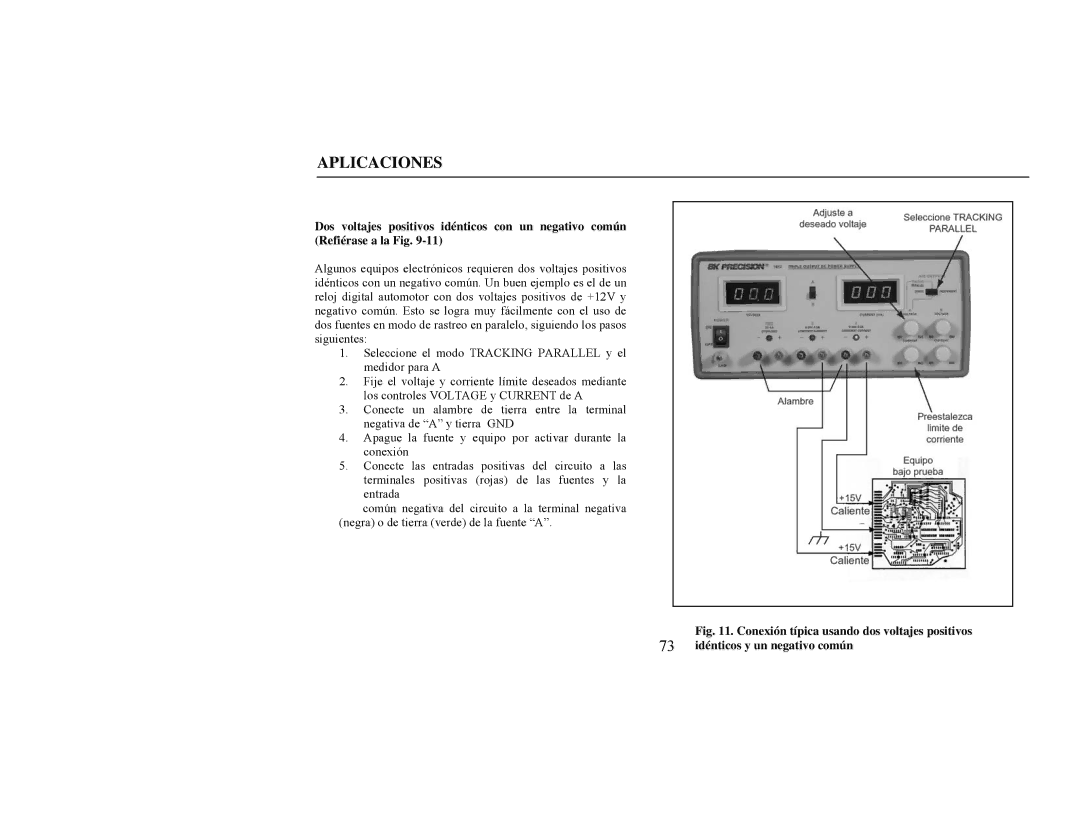 B&K 1652, 1651A instruction manual Aplicaciones 