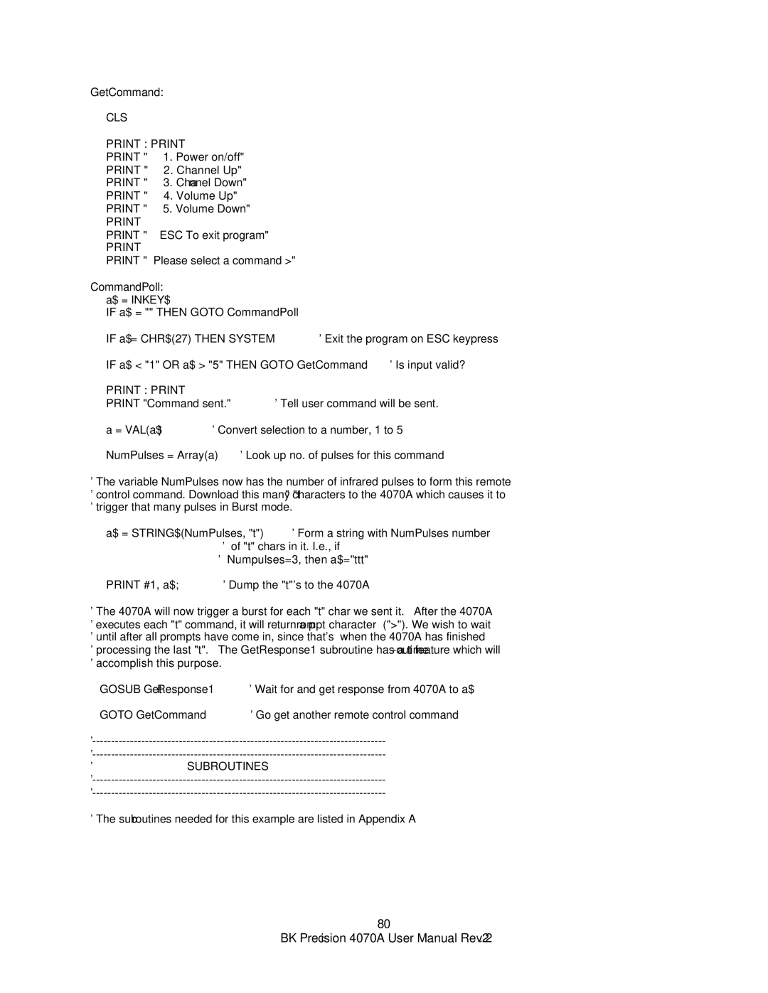 B&K 4070A user manual Print 