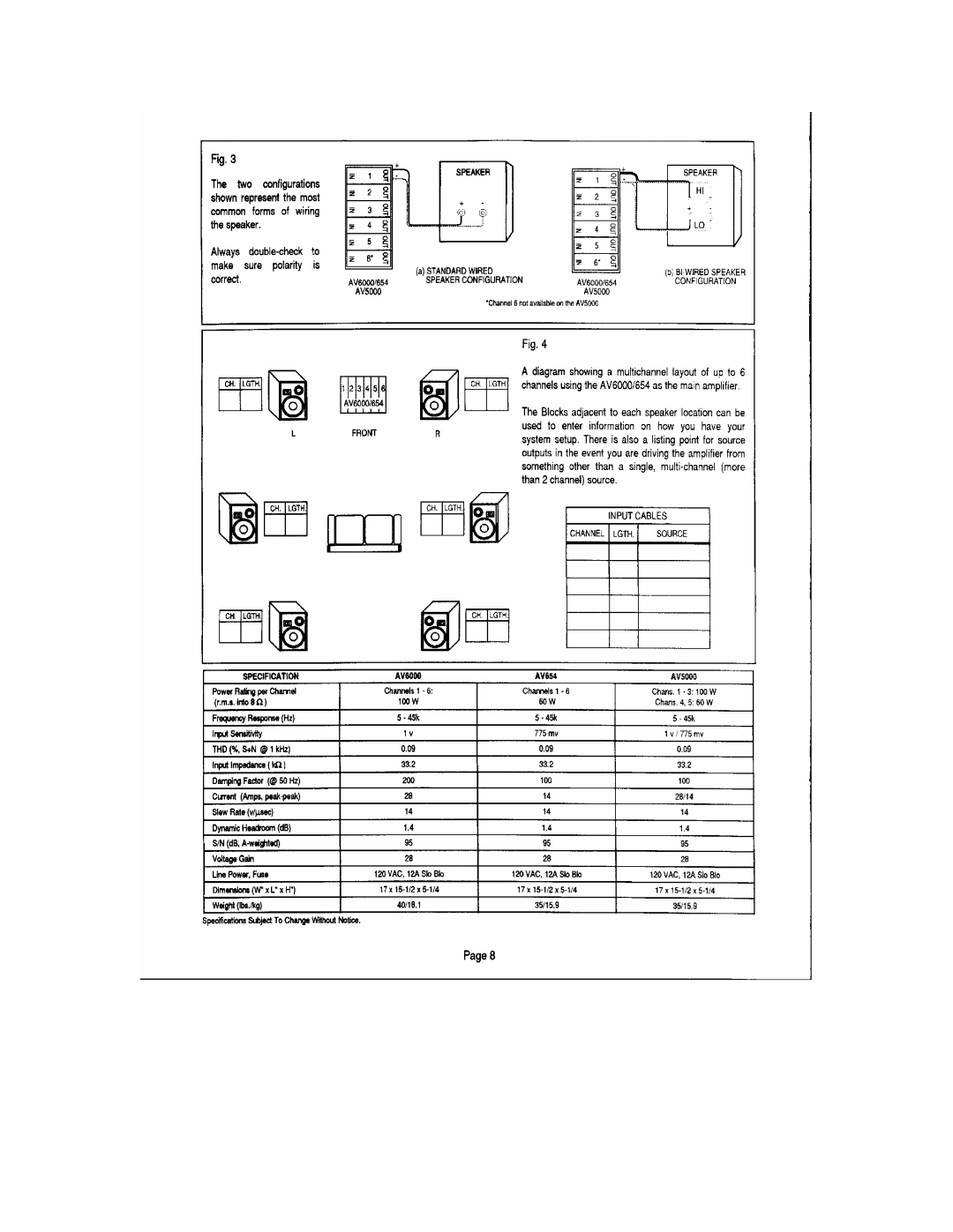 B&K AV6000/654, AV5000 manual 