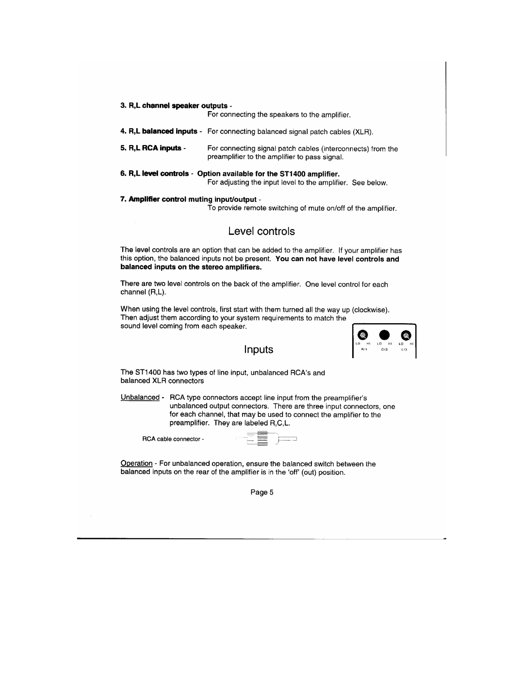 B&K ST1400 manual 
