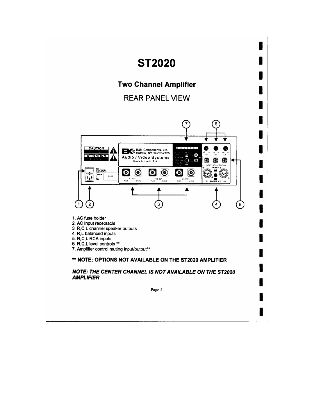 B&K ST2020 manual 