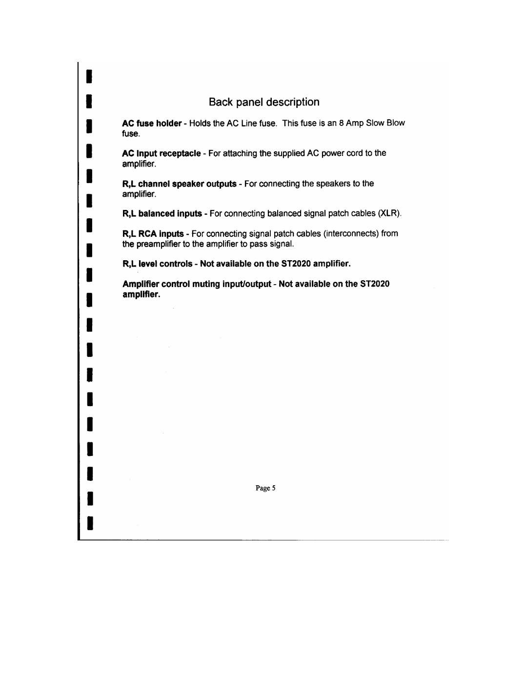 B&K ST2020 manual 