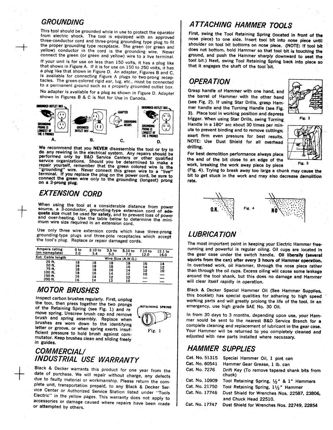 Black & Decker 1 1/2, 44502-02 manual 