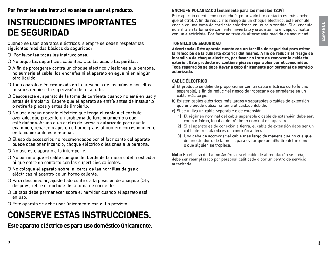 Black & Decker 11-4-12e Conserve Estas Instrucciones, Por favor lea este instructivo antes de usar el producto, Español 