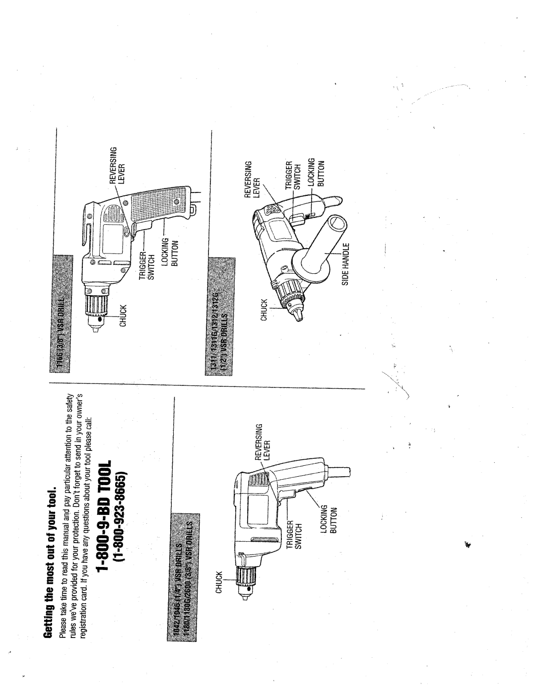 Black & Decker 2600, 1311G, 1046, 1180G, 1166, 1312G, 1042 manual 