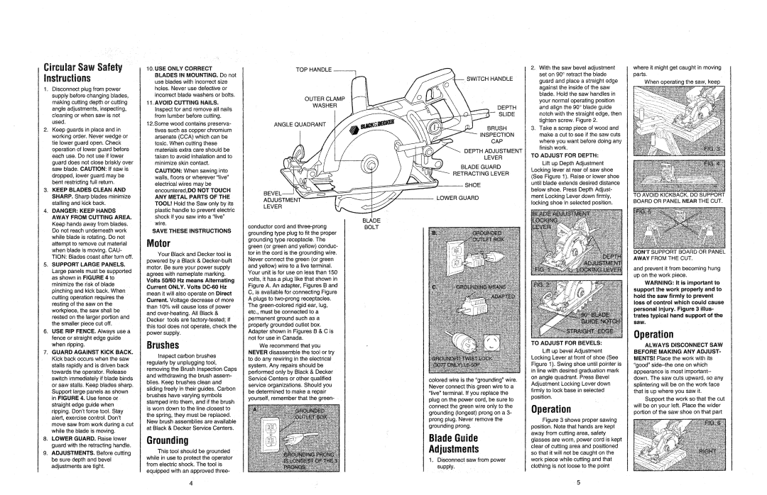 Black & Decker 3077 manual 