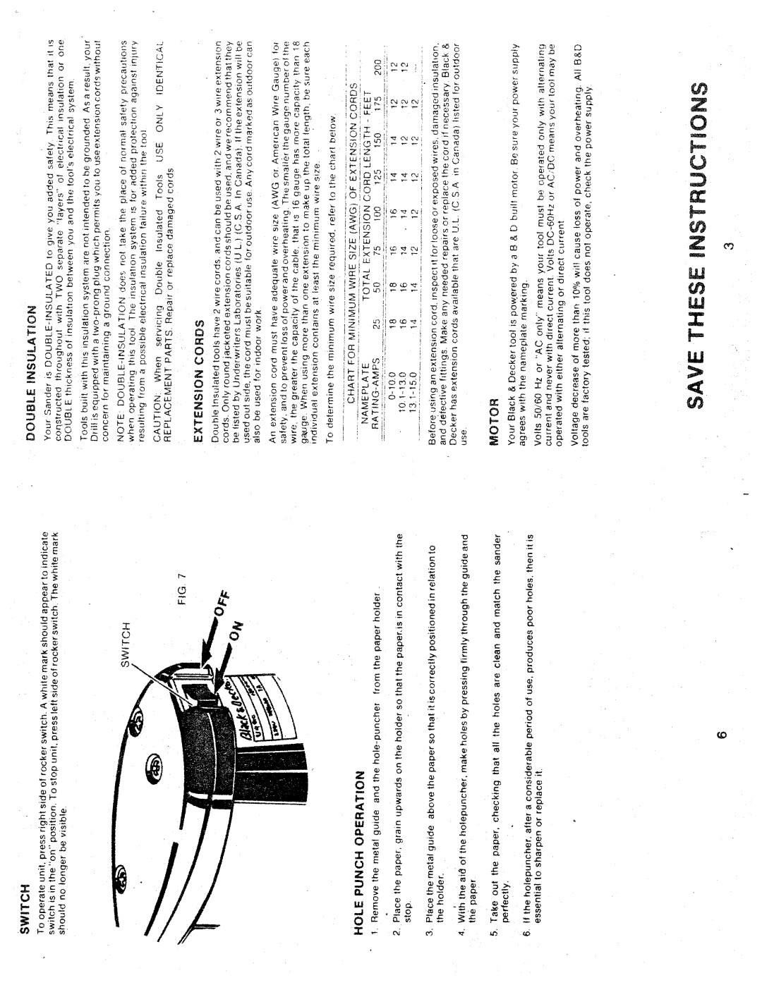 Black & Decker 4010-10 manual 