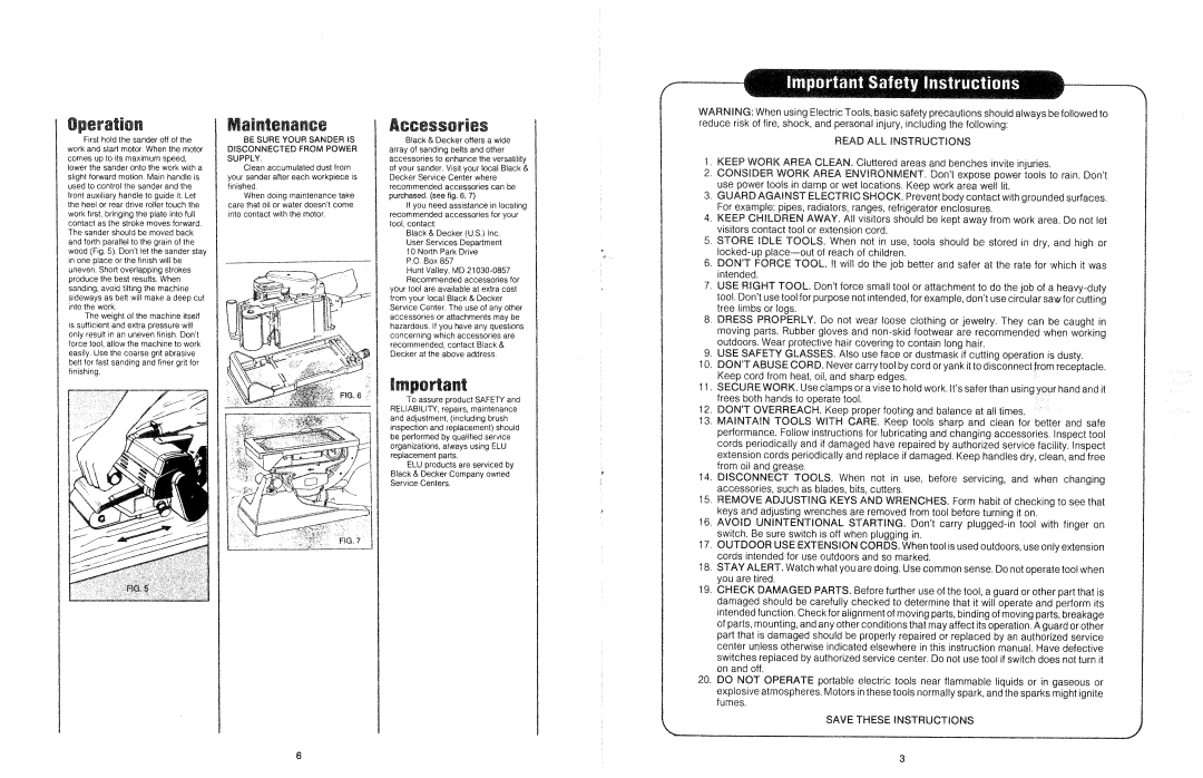 Black & Decker 4029 manual 