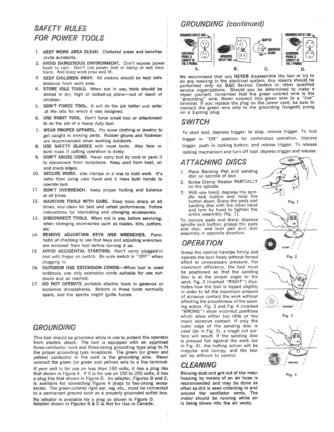 Black & Decker 4040, 4042, 4043, 4041 manual 