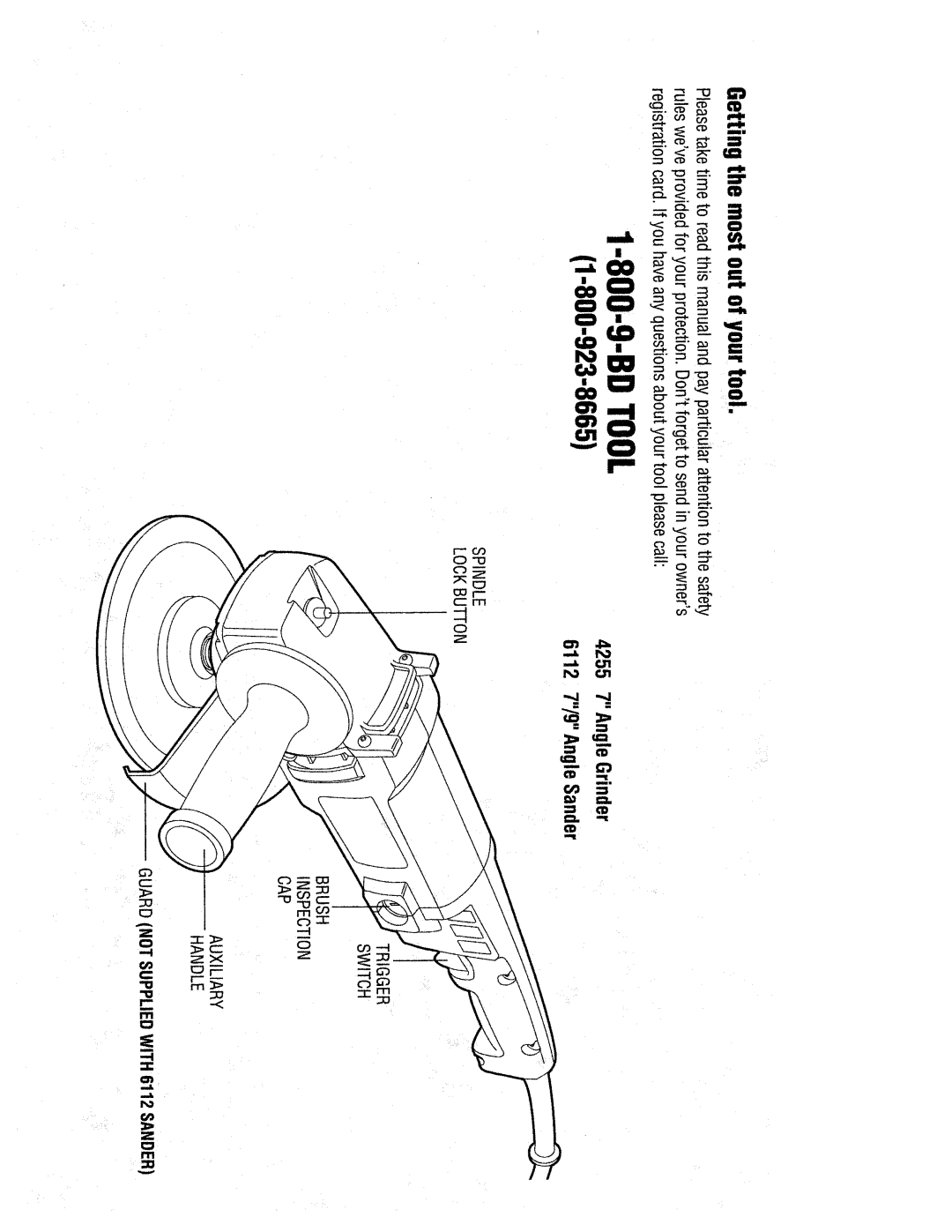 Black & Decker 4255, 6112 manual 