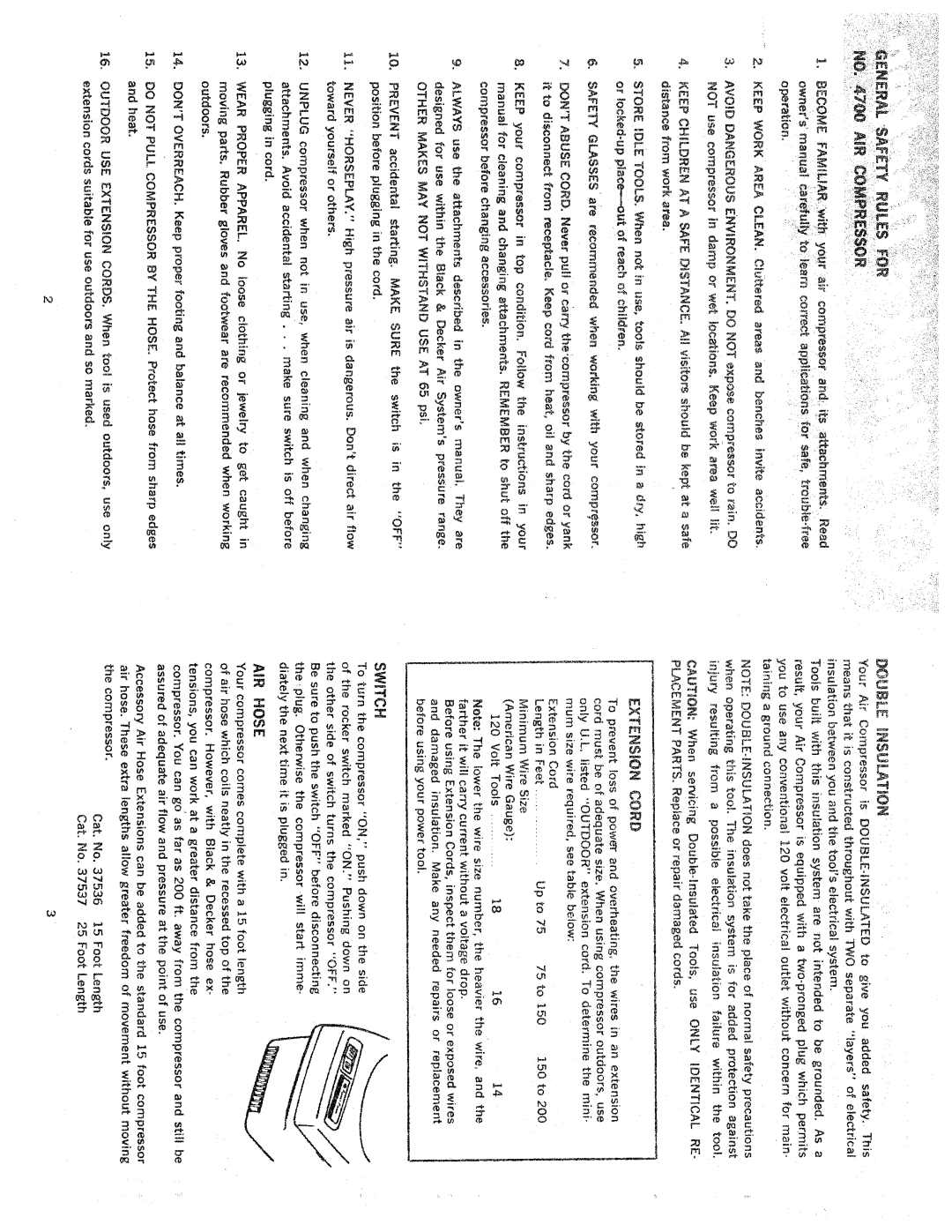 Black & Decker 4700, 722512 manual 