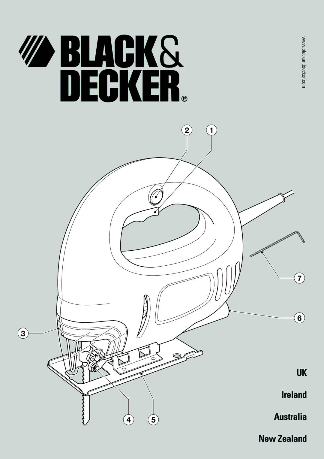 Black & Decker 487843-00 manual New Zealand, Australia 