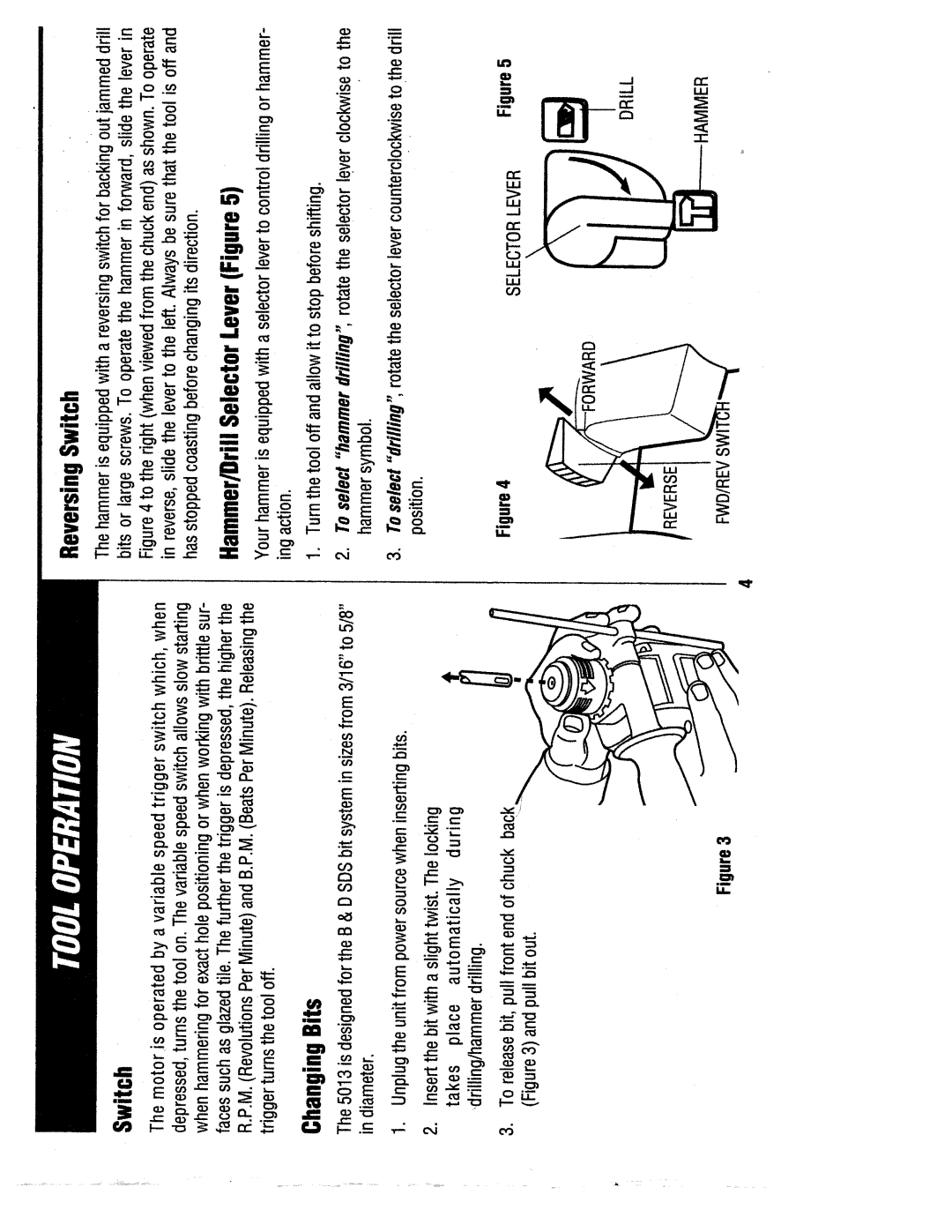 Black & Decker 5013 manual 