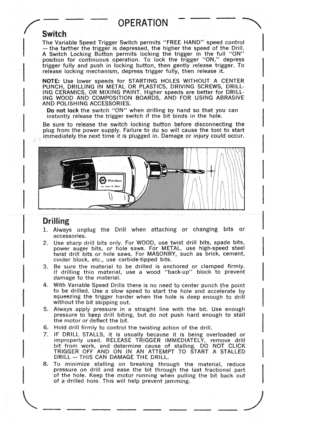 Black & Decker 6022, 6002 manual 