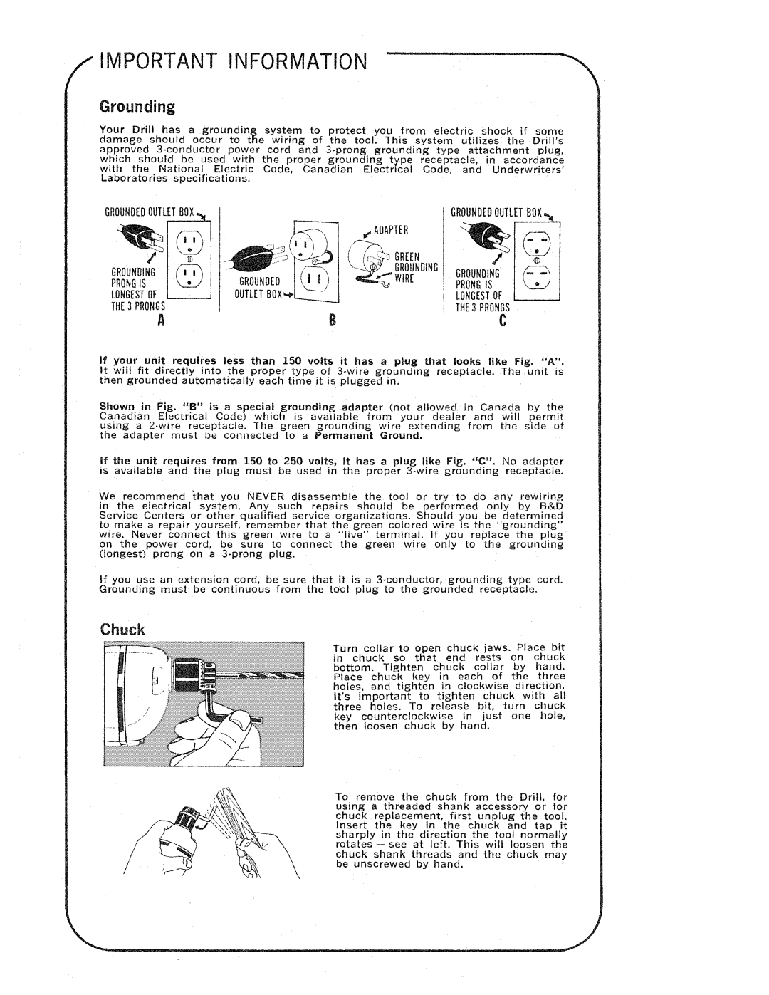 Black & Decker 7010, 7110, 7020, 7120, 7011 manual 